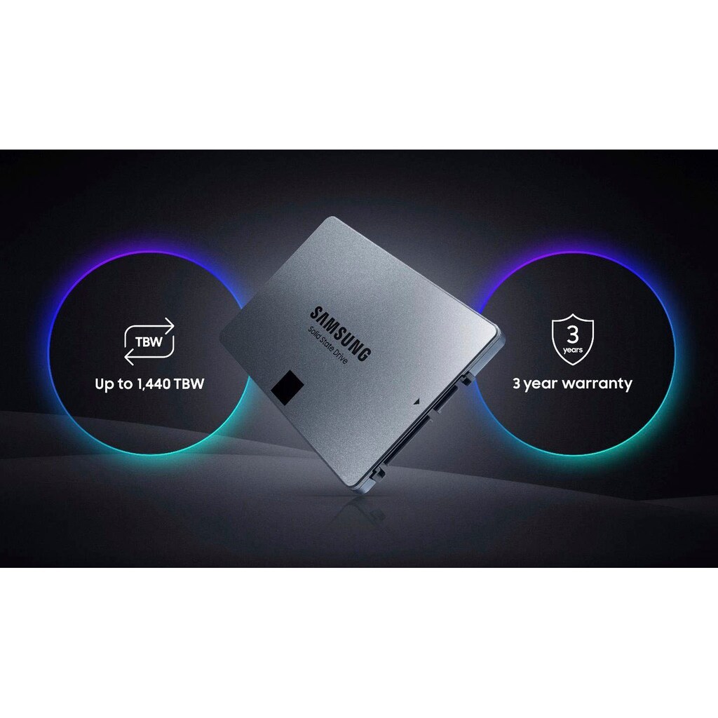 Samsung interne SSD »860 QVO«, 2,5 Zoll, Anschluss SATA III