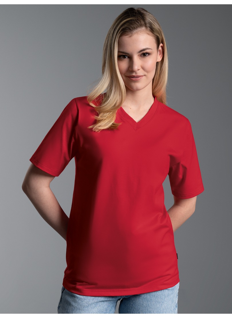 Trigema T-Shirt "TRIGEMA V-Shirt DELUXE" 1 Stk. günstig online kaufen