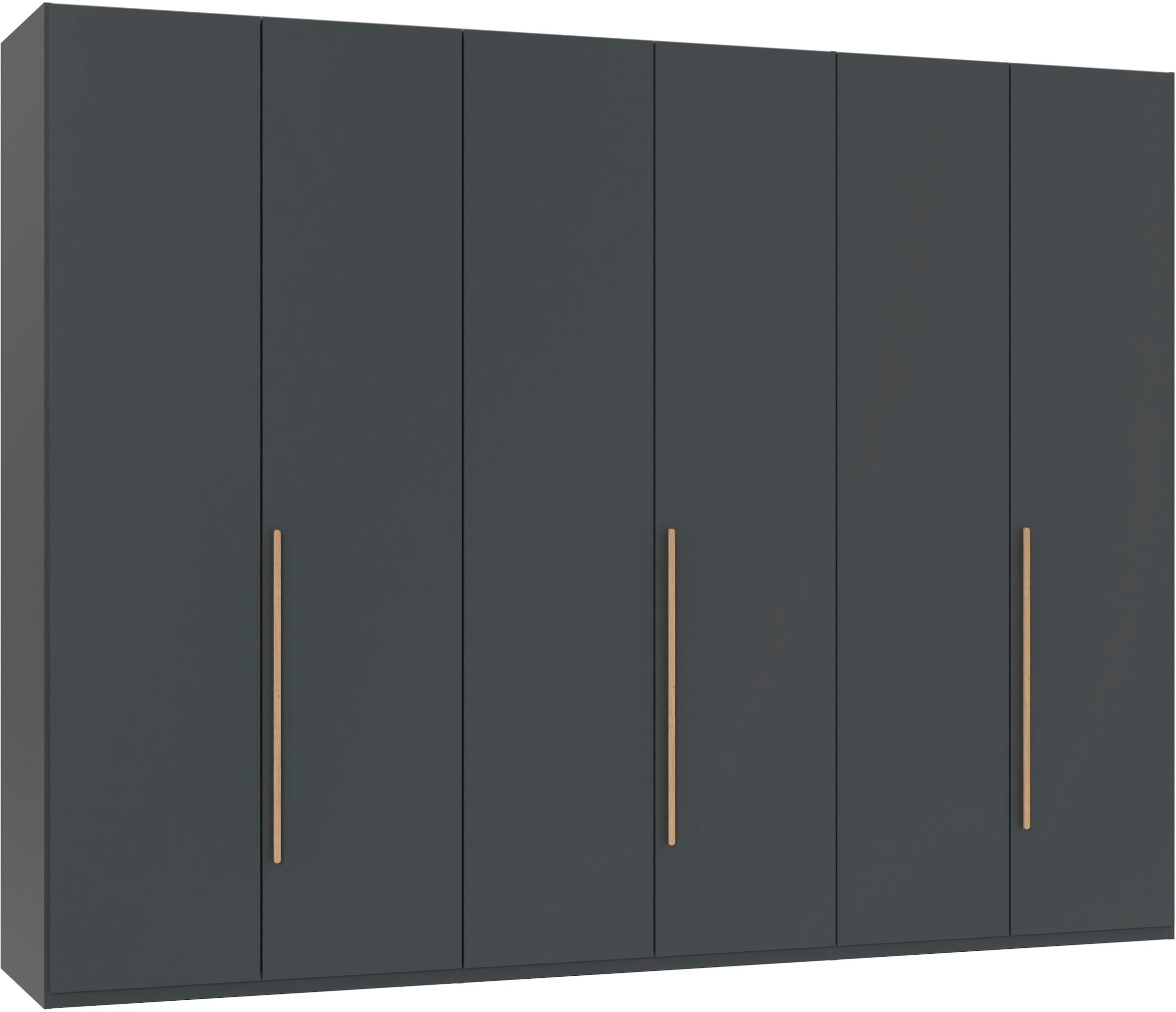 Wimex Drehtürenschrank "Kleiderschrank London, in den Breiten 180cm, 225cm oder 270cm" mit verschiedenen Griffen in goldfarben, silberfarben oder schwarz, wahlweise mit Basic- oder Premium-Ausstattung erhältlich