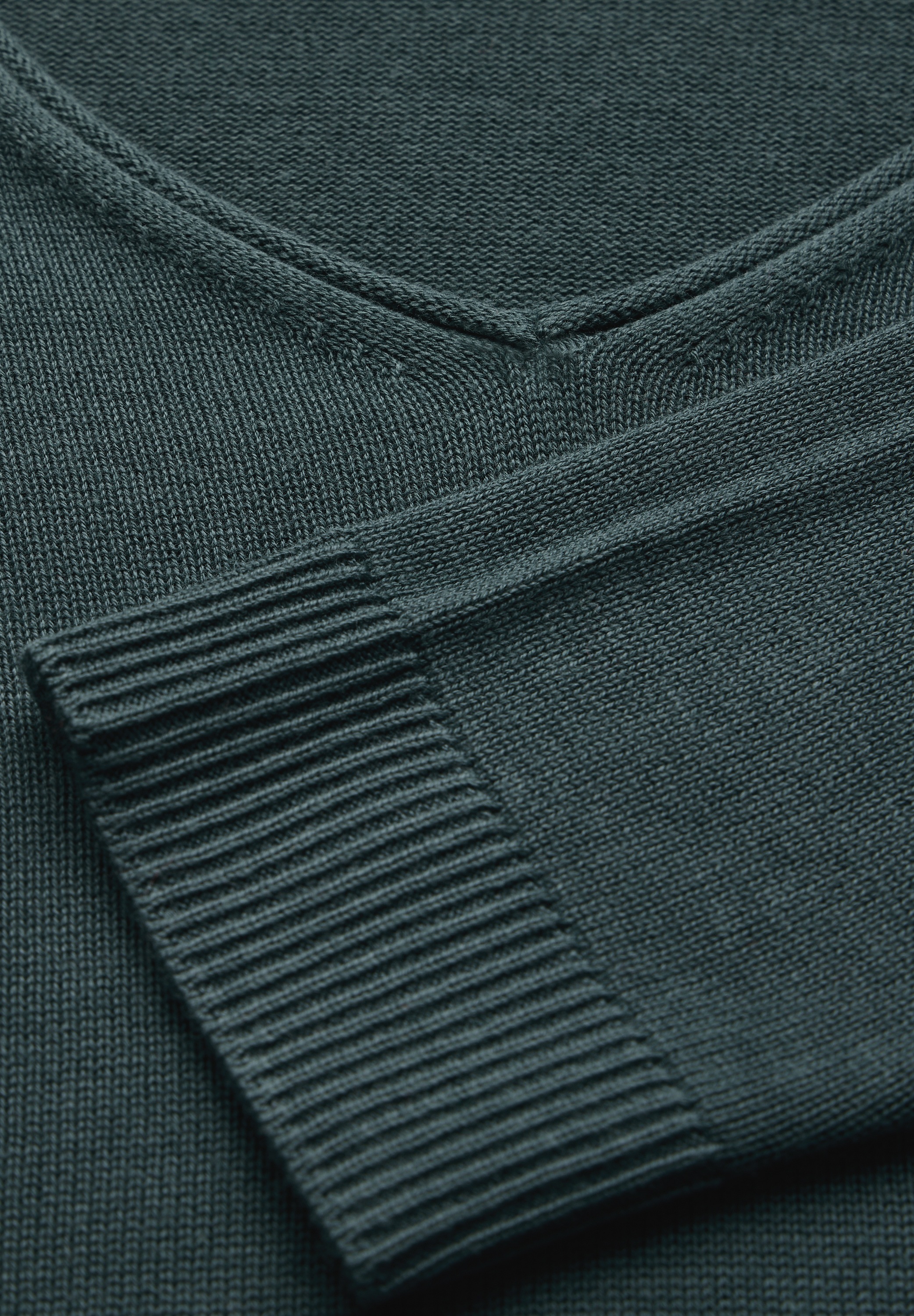 STREET ONE Strickpullover, mit V-Ausschnitt
