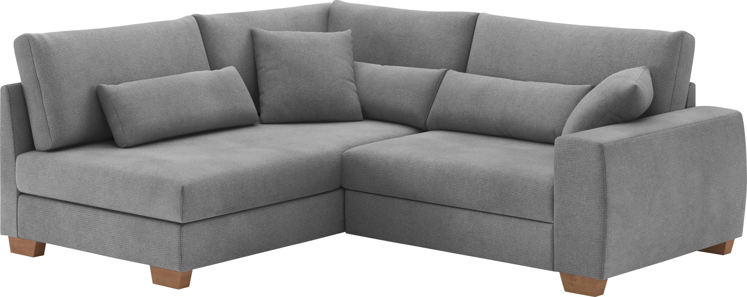 Mr. Couch Ecksofa »Hilla L-Form«, Mit Federkern, wahlweise mit Bettfunktion und Taschenfederkern