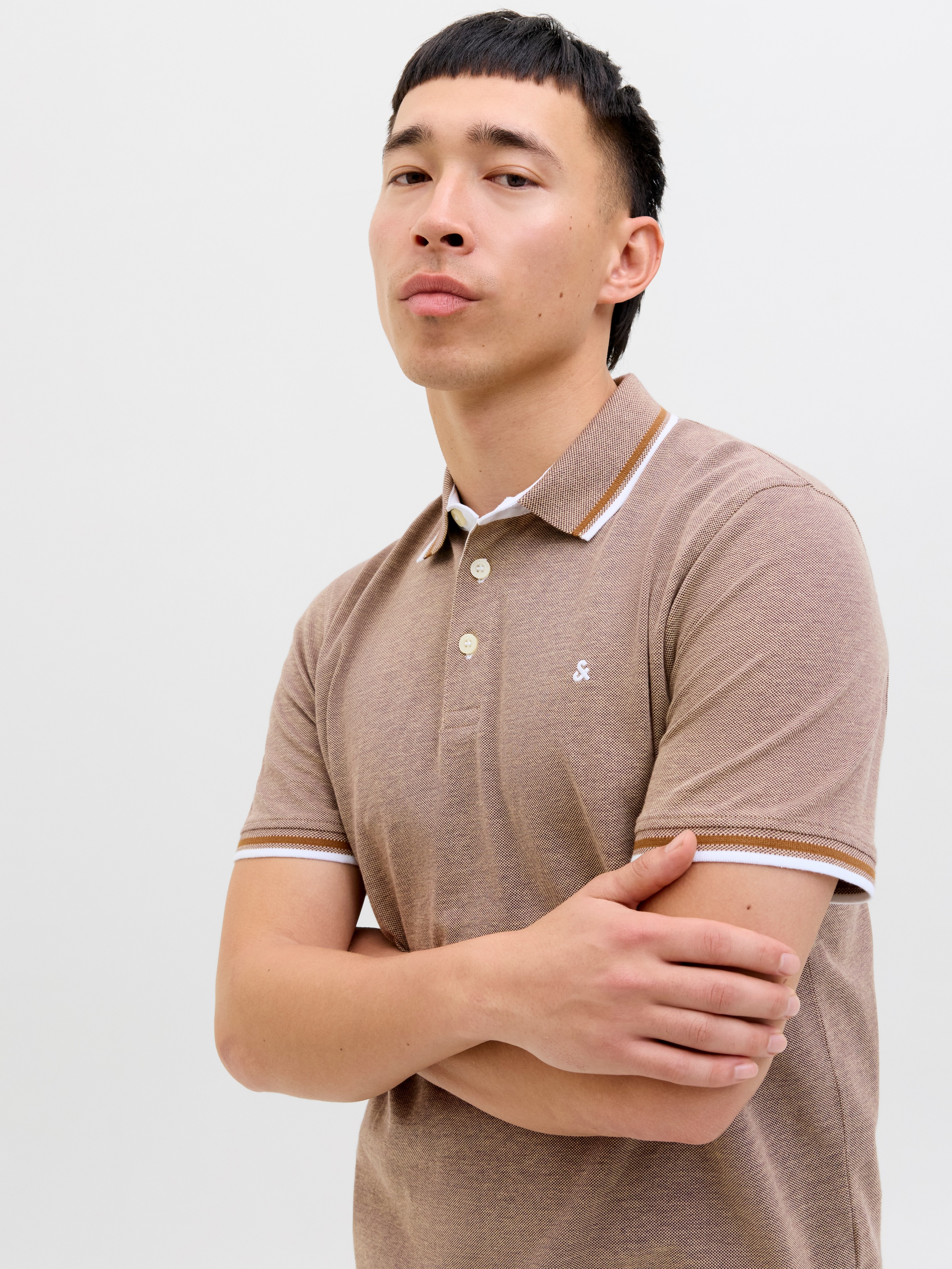 Jack & Jones Poloshirt "JJEPAULOS POLO SS NOOS" mit Logo Stickerei günstig online kaufen