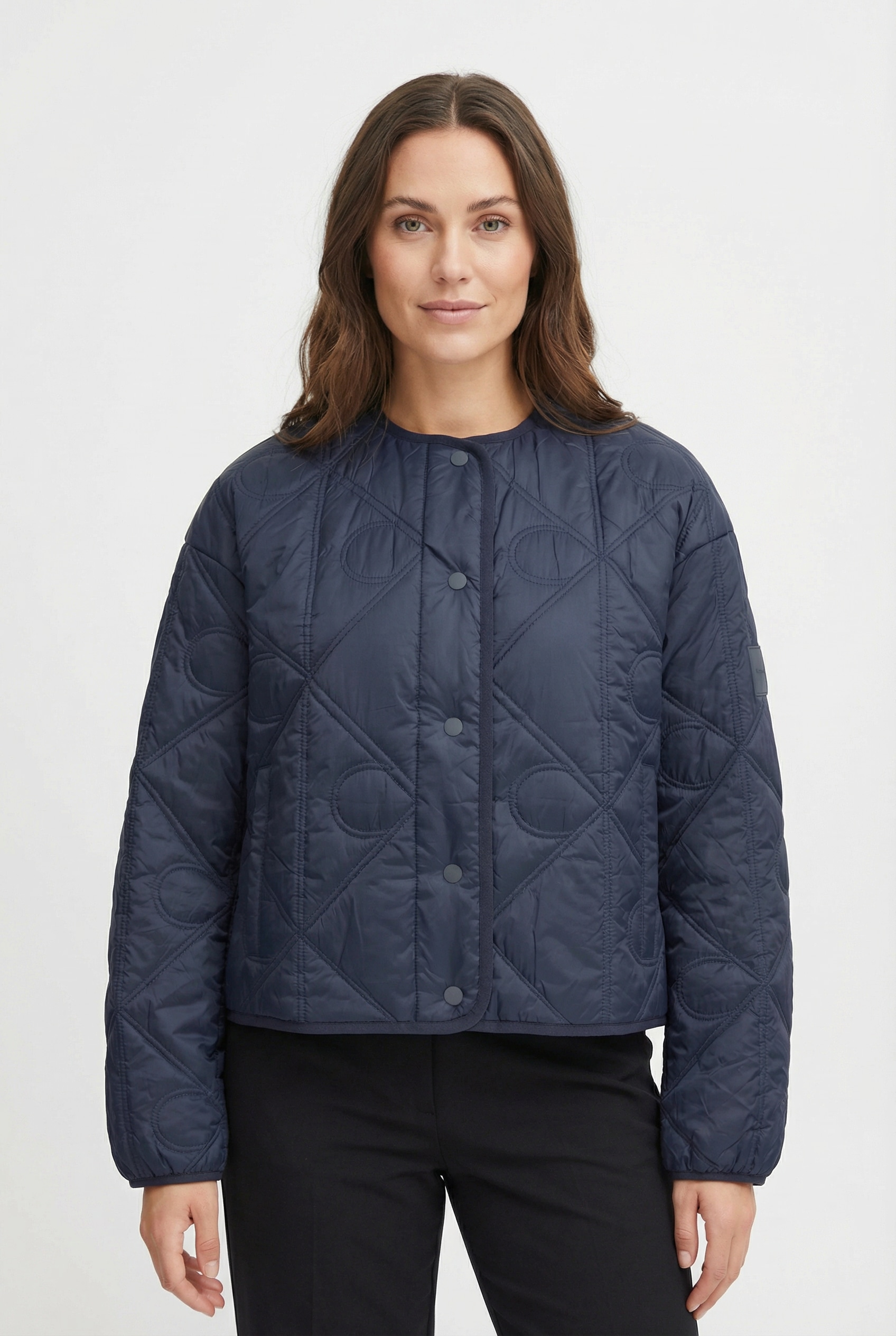 Calvin Klein Jeans Steppjacke ohne Kapuze Regular fit mit Rundhalsausschnit günstig online kaufen