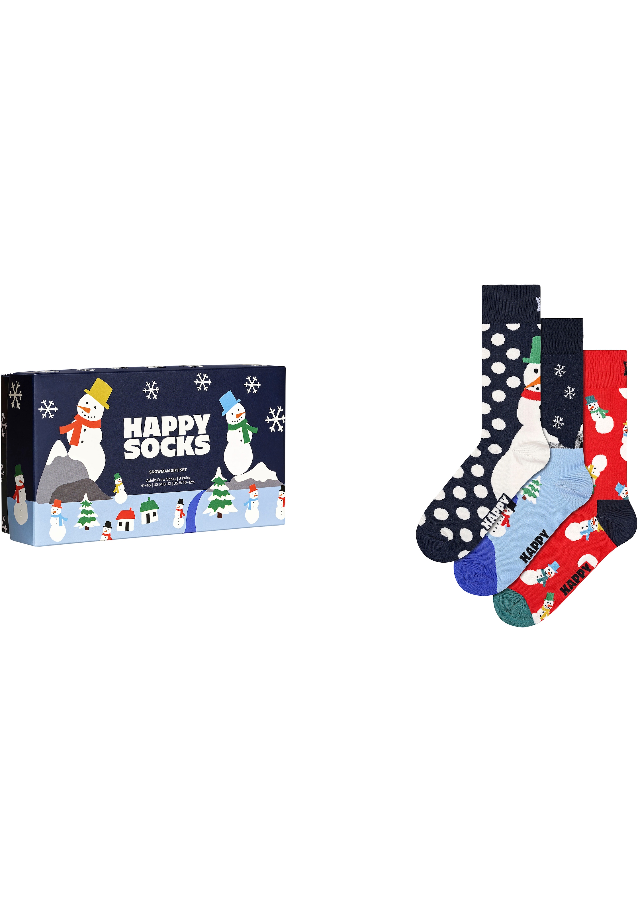 Happy Socks Socken, (3 | online Box bestellen Gift Paar), Snowman BAUR