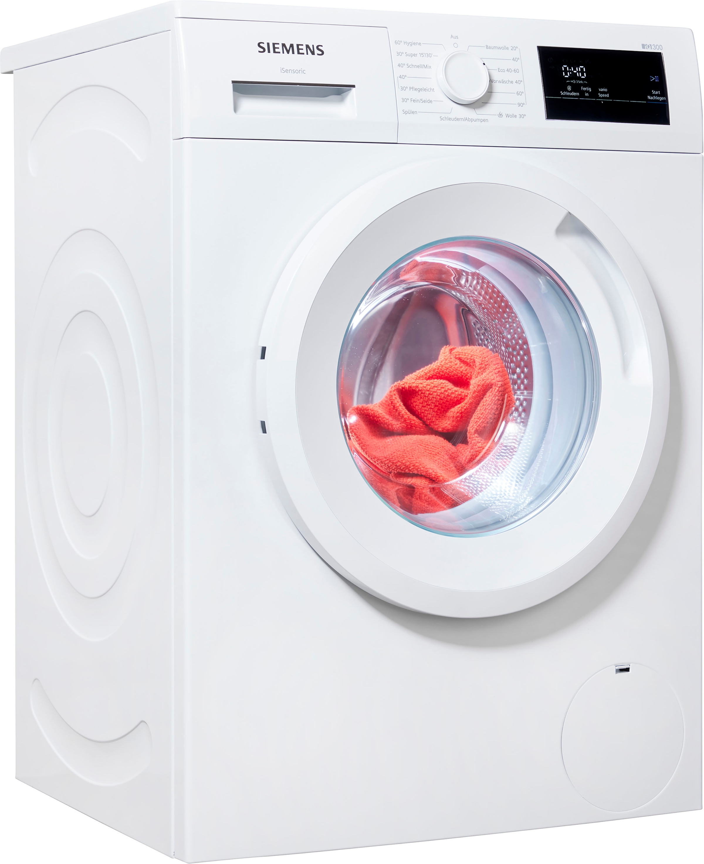 SIEMENS Waschmaschine "WM14N0A3", iQ300, WM14N0A3, 7 kg, 1400 U/min