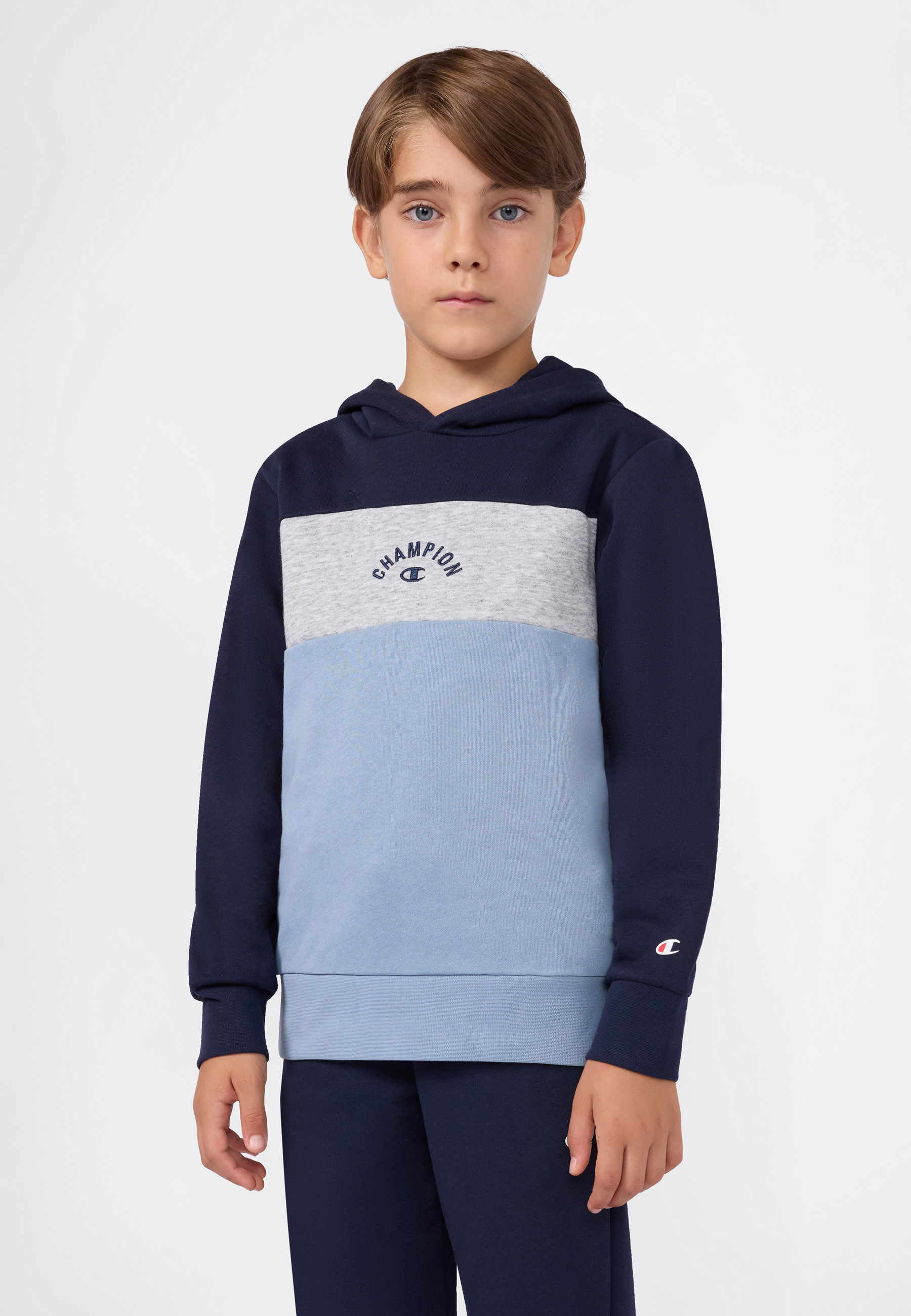 Champion Kapuzensweatshirt, mit farblich passender Fütterung, aus Baumwolle und Polyester