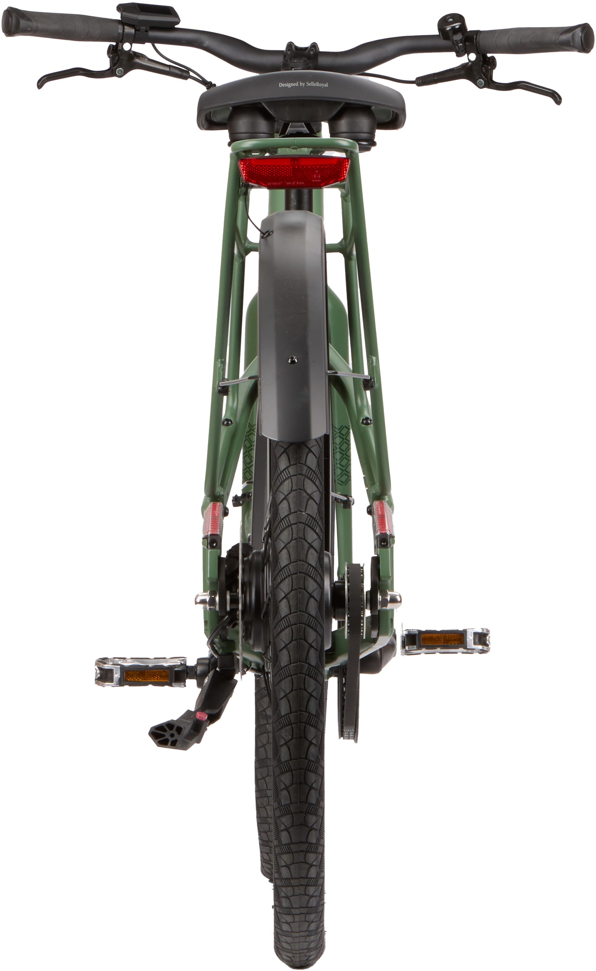 Vaun »VAUN SKYLINE Wave-Cityrad Bikes« 8 Gang Shimano Nexus 8-Gang Schaltwerk Nabenschaltung Mittelmotor 250 W (mit integr. Akku), Elektrofahrrad für Alltag und Einkauf