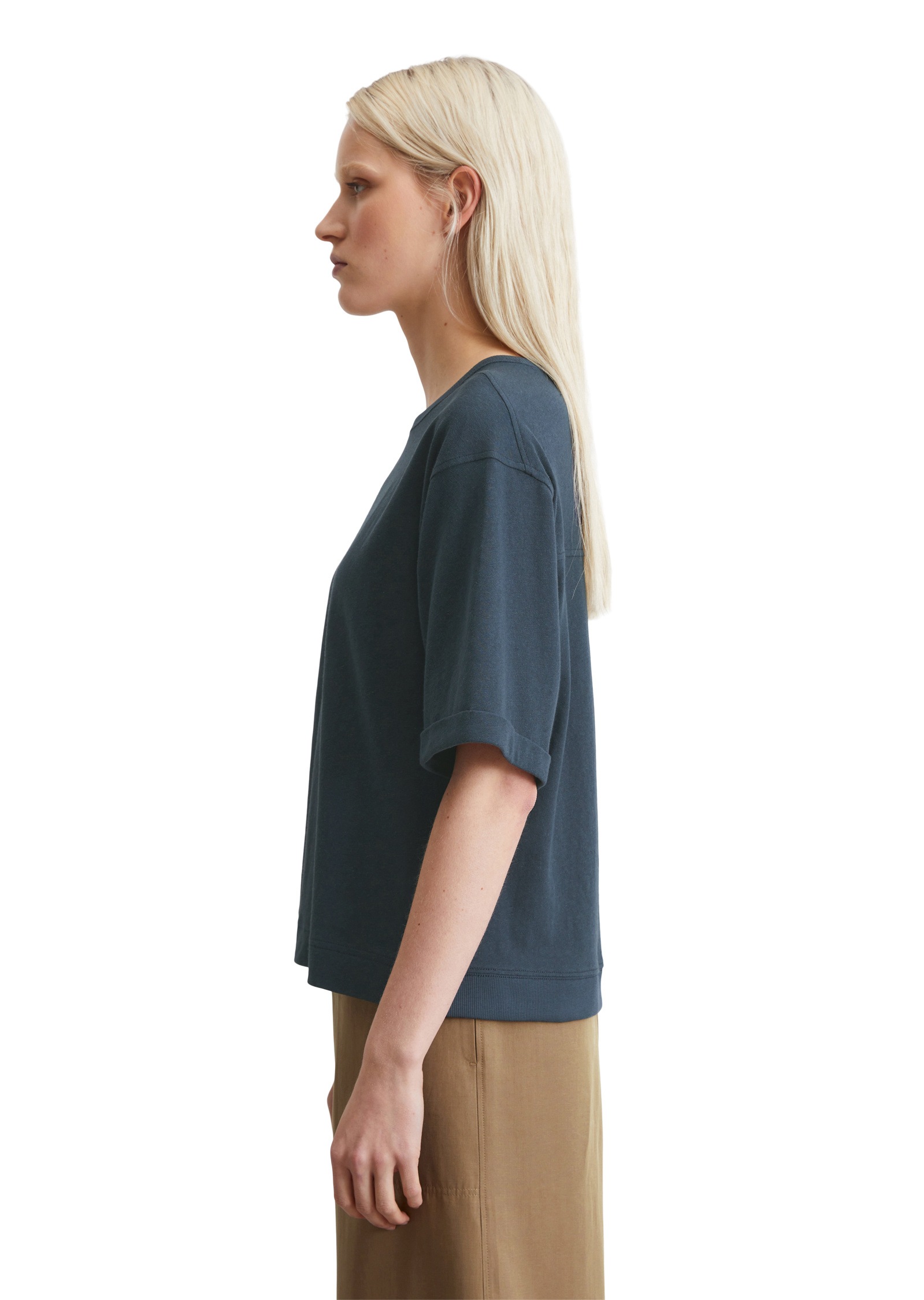Marc OPolo T-Shirt "aus Organic Cotton-Hanf-Mix" günstig online kaufen
