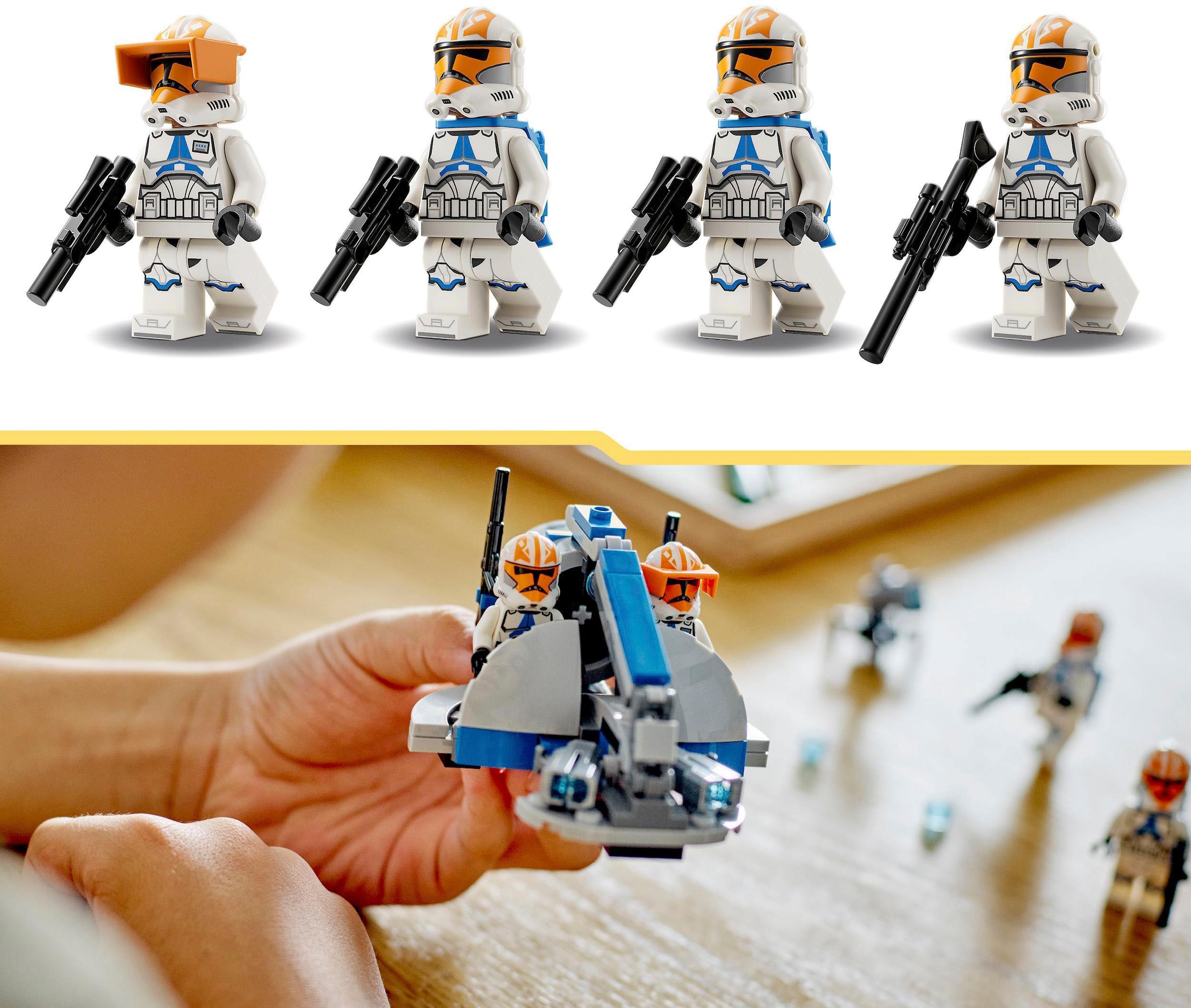 LEGO® Konstruktionsspielsteine »Ahsokas Clone Trooper der 332. Kompanie (75359), LEGO® Star Wars™«, (108 St., Battle Pack), Made in Europe