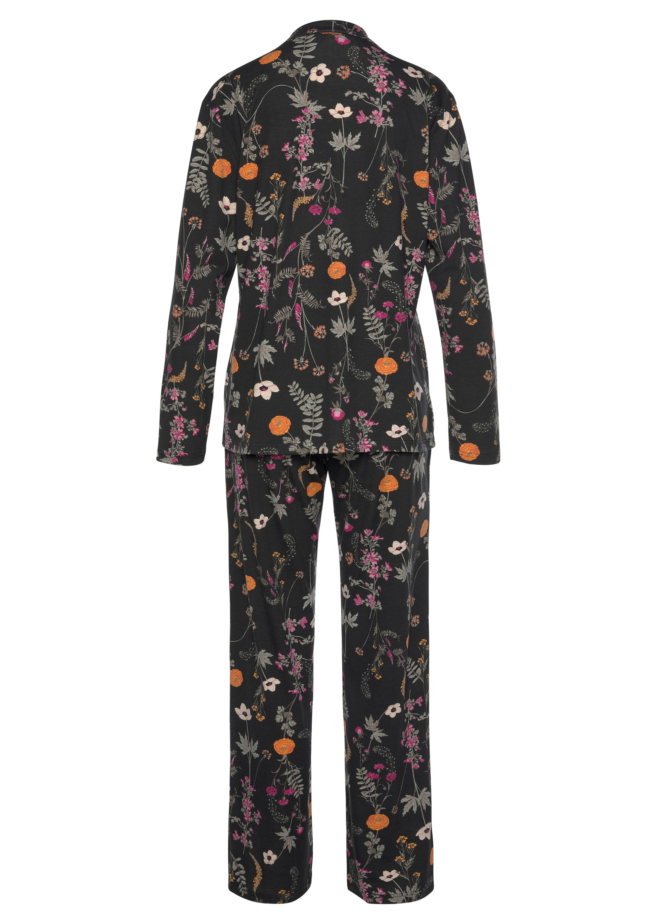 LASCANA Pyjama, (2 tlg., 1 | Wildblumen Stück), online Muster mit BAUR kaufen