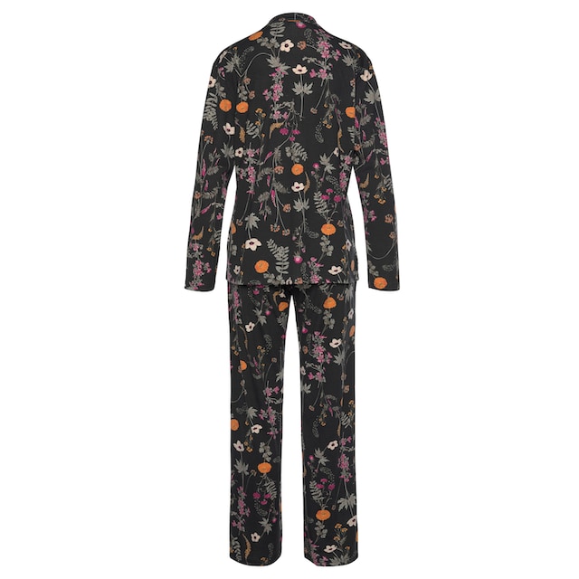 LASCANA Pyjama, (2 tlg., 1 Stück), mit Wildblumen Muster online kaufen |  BAUR