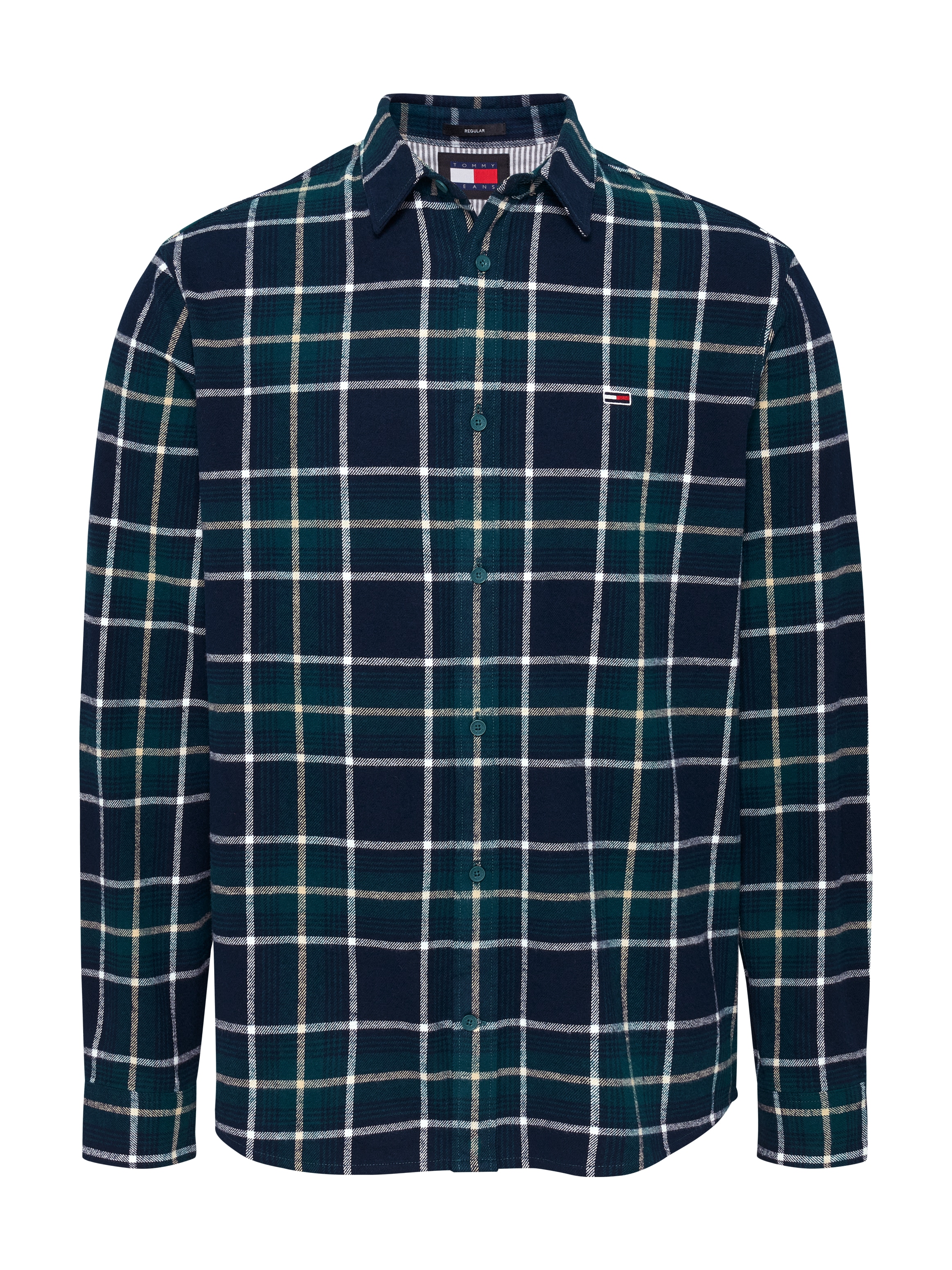 Tommy Jeans Langarmhemd »TJM REG CHECK FLANNEL SHIRT EXT«