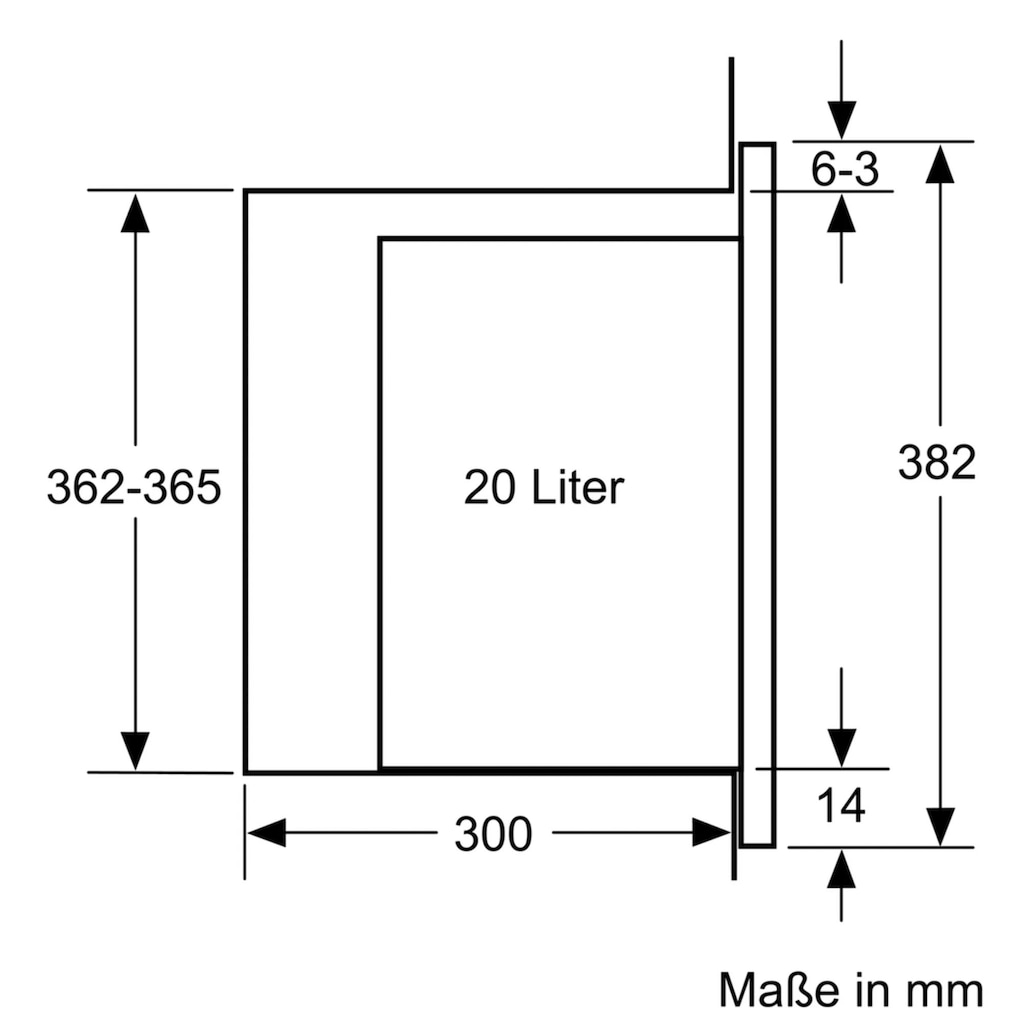 Constructa Einbau-Mikrowelle »CC4P91262«, Mikrowelle, 800 W