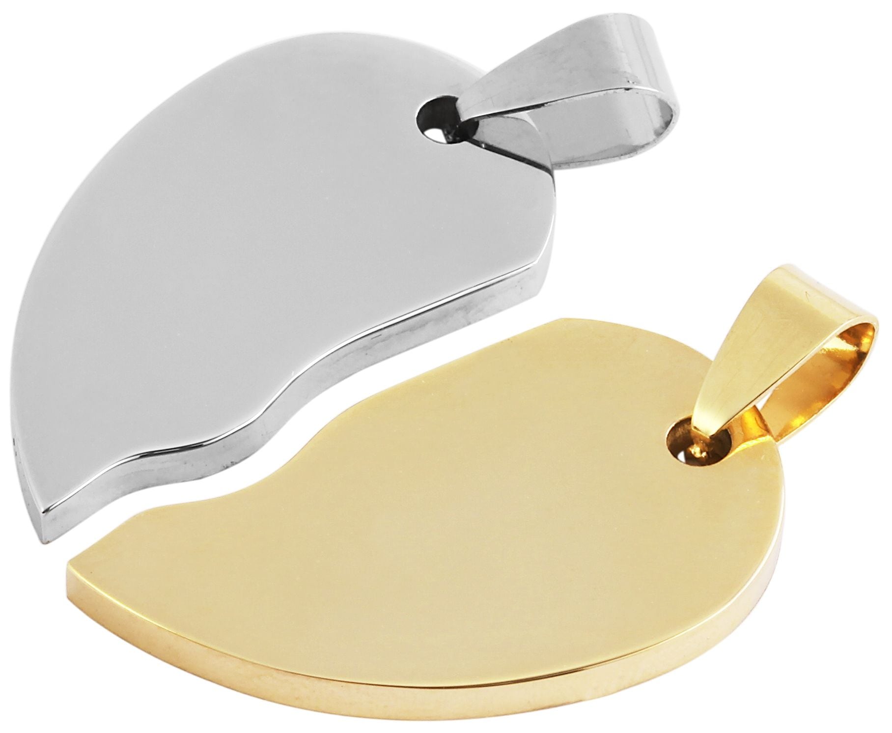 Adelia´s Kettenanhänger »Unisex Anhänger – Herz Gravuranhänger aus Edelstahl«  Ideal als Geschenk zum Valentinstag