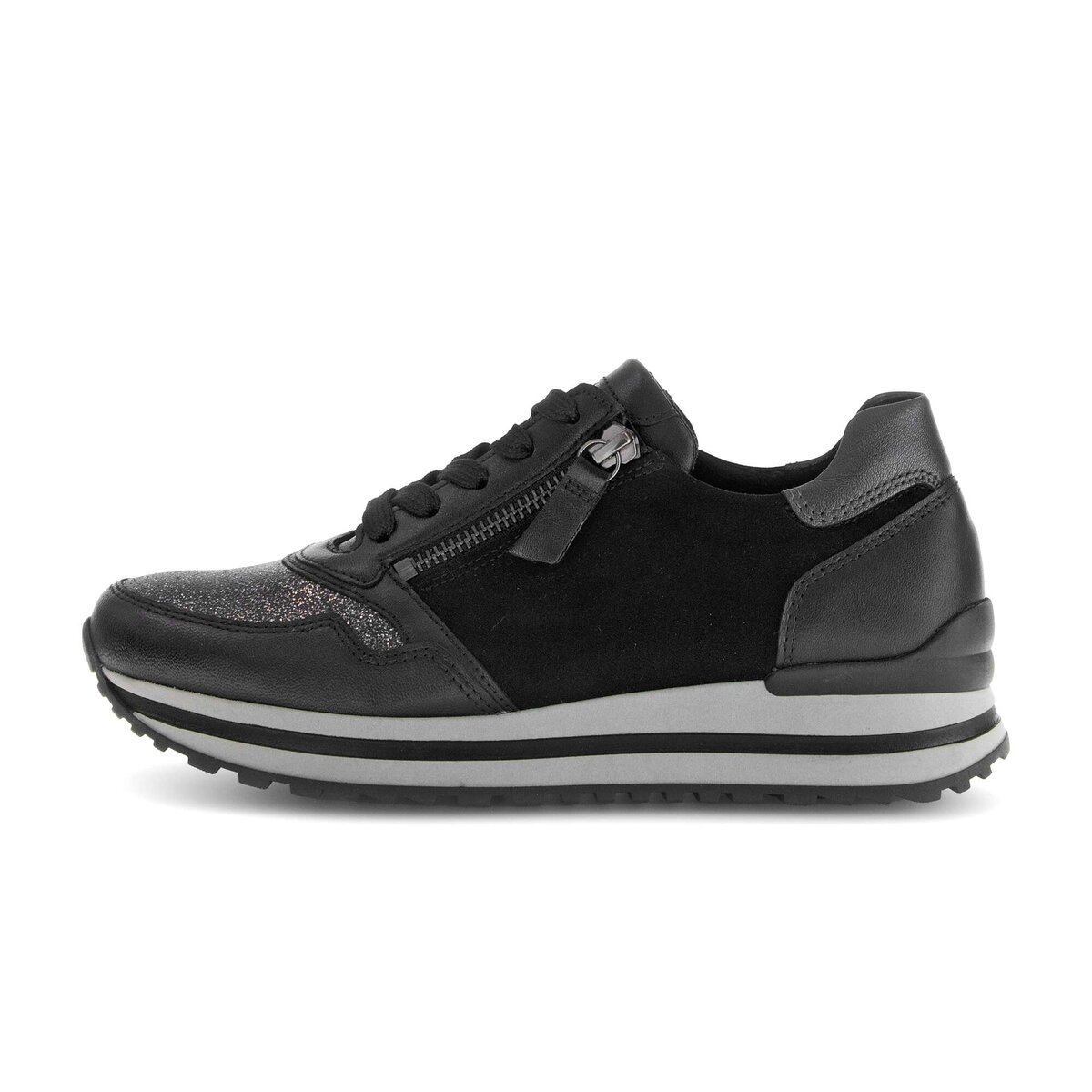 Gabor Sneaker "Sneaker low Materialmix Leder" günstig online kaufen