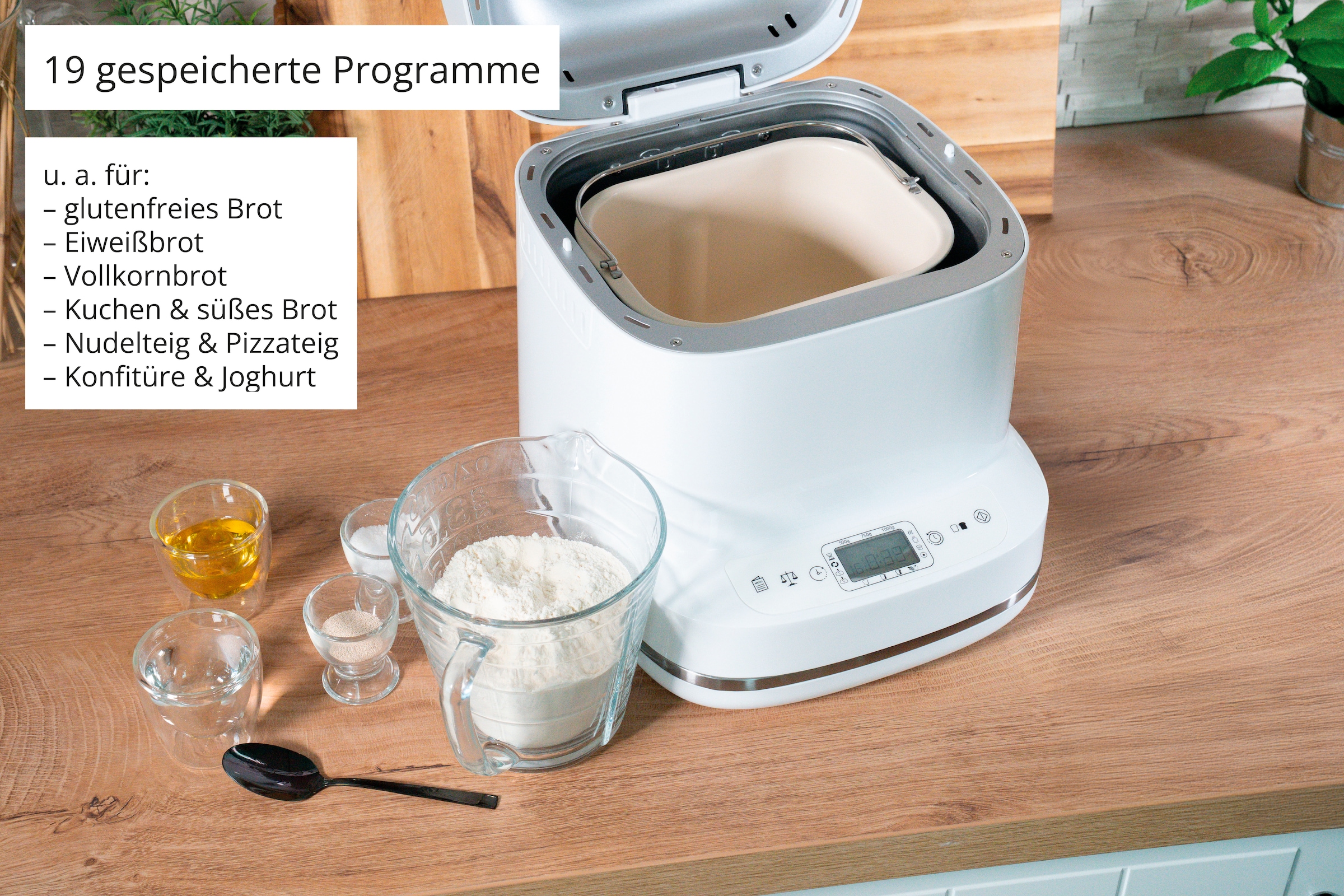 Unold Brotbackautomat »Backmeister Bernd« 19 Programme 550 W