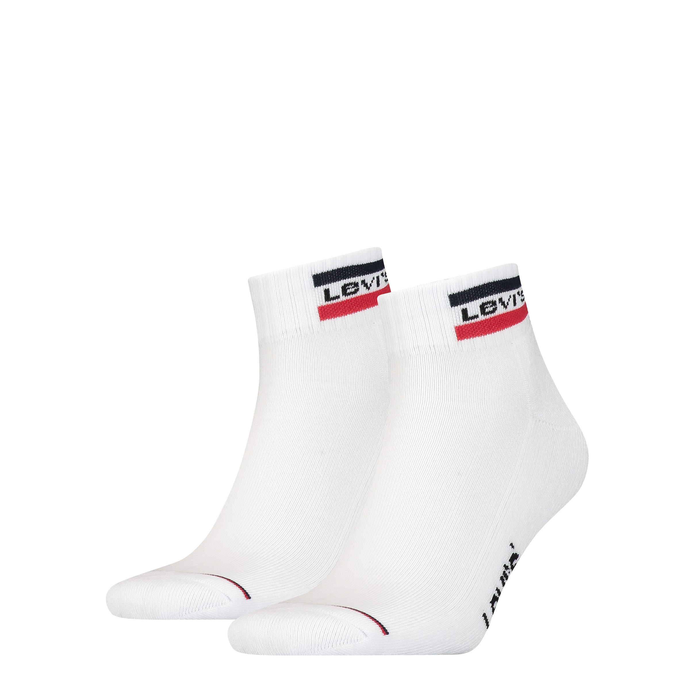 Levis Kurzsocken "LEVIS MID CUT SPRTWR LOGO" 2 Paar, weicher Cotton-Mix, el günstig online kaufen