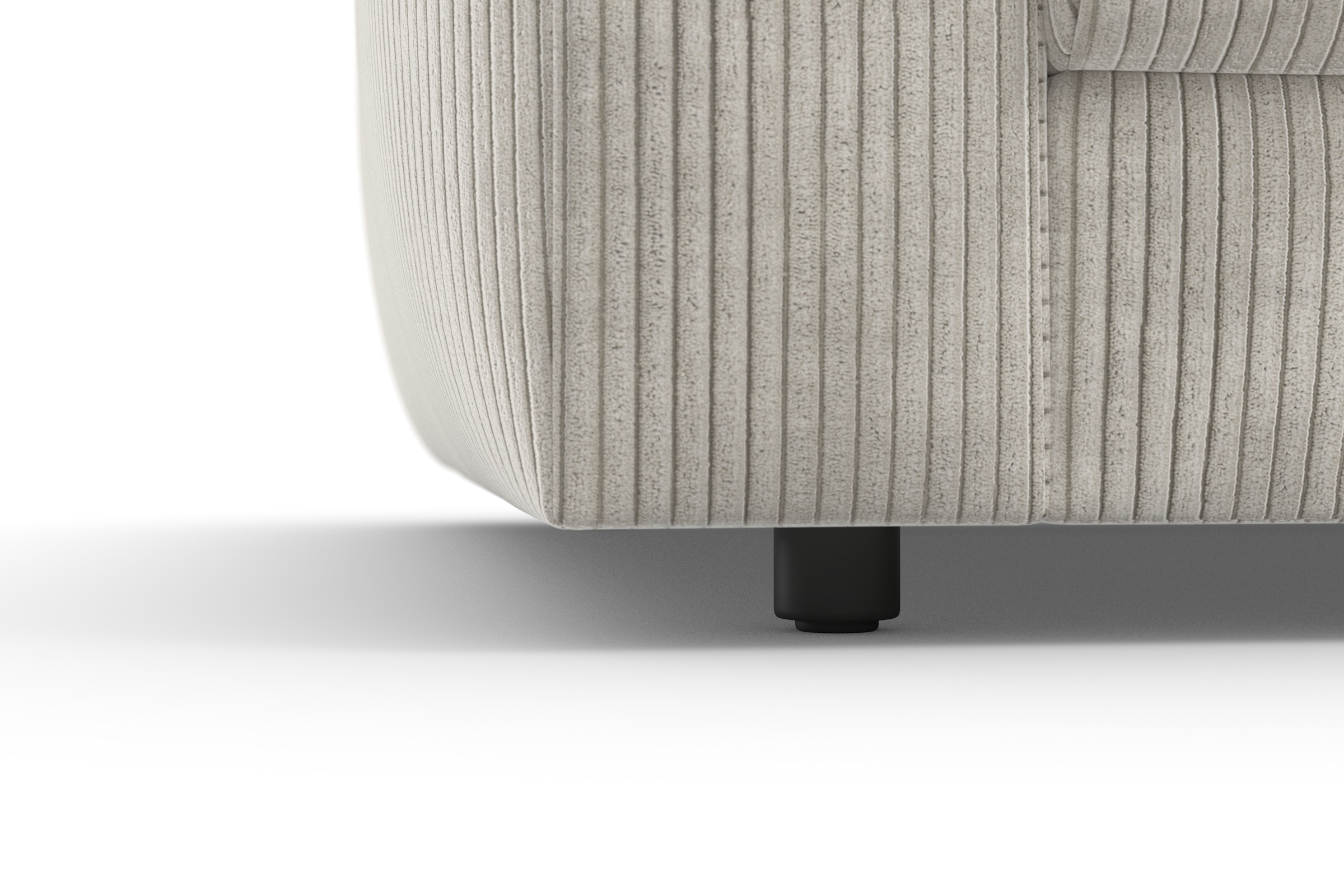 TRENDMANUFAKTUR Ecksofa »Bourbon«, (2 St.), mit extra hohem Sitzkomfort, auch in Cord erhältlich