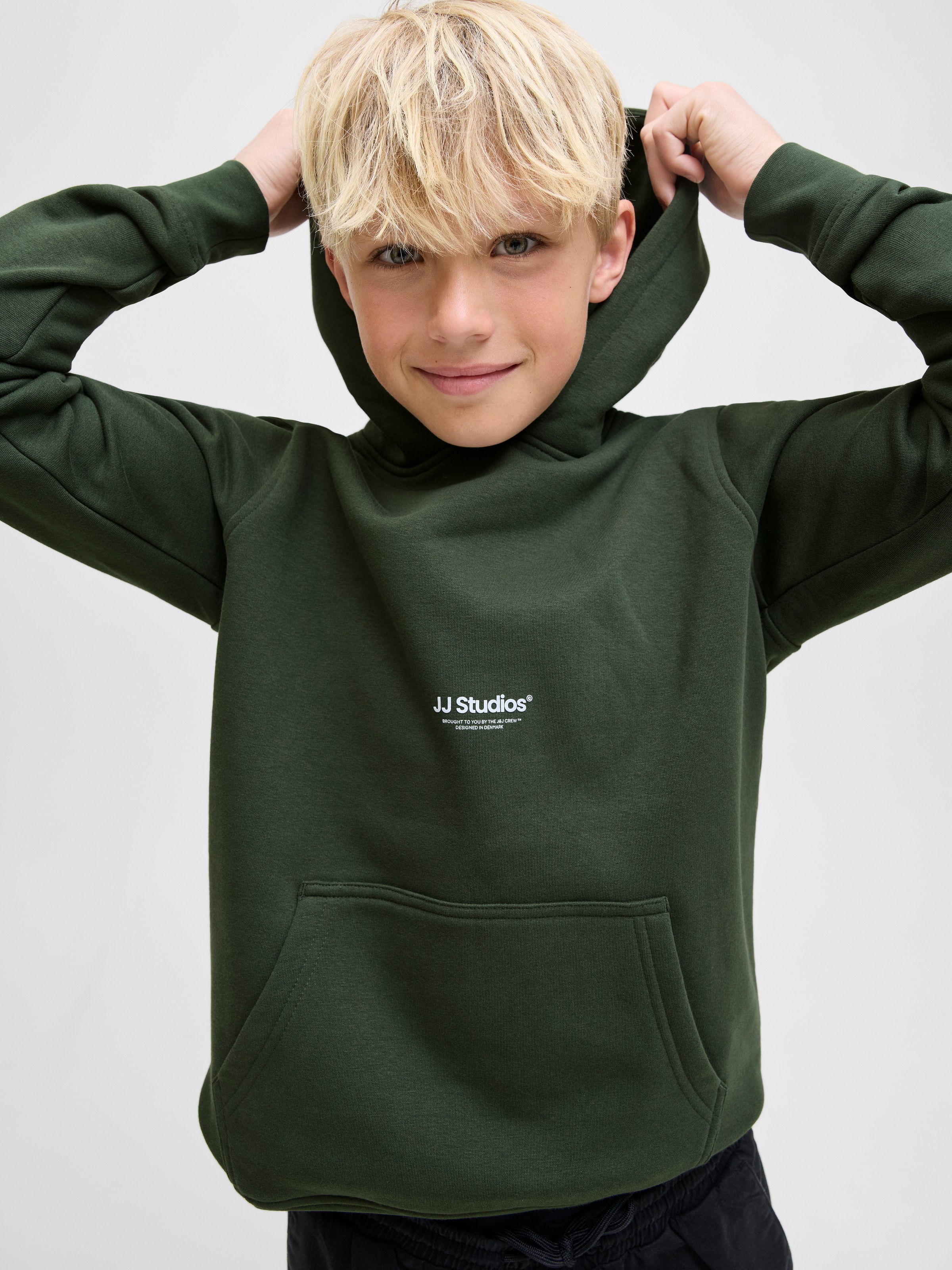 Jack & Jones Junior Kapuzensweatshirt »JJESOHO SWEAT HOOD NOOS JNR«, Baumwollmischung, relaxed fit
