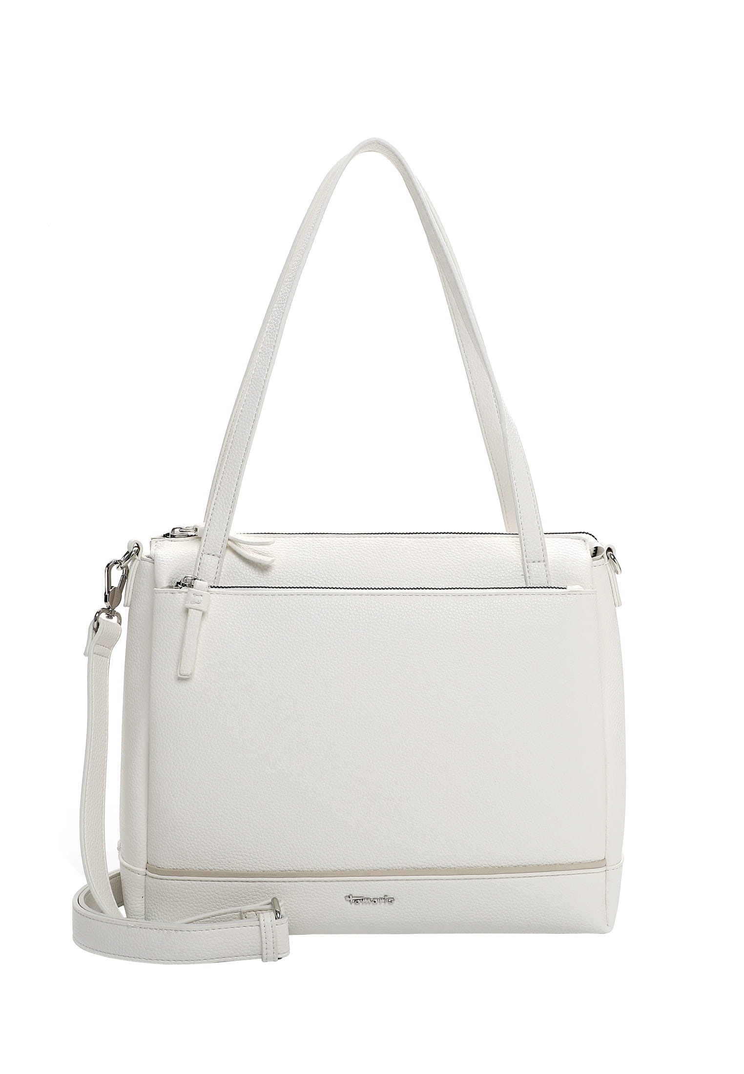 TAMARIS Damen Shopper "Shopper TAS Kennia", weiß, Polyurethan, Taschen