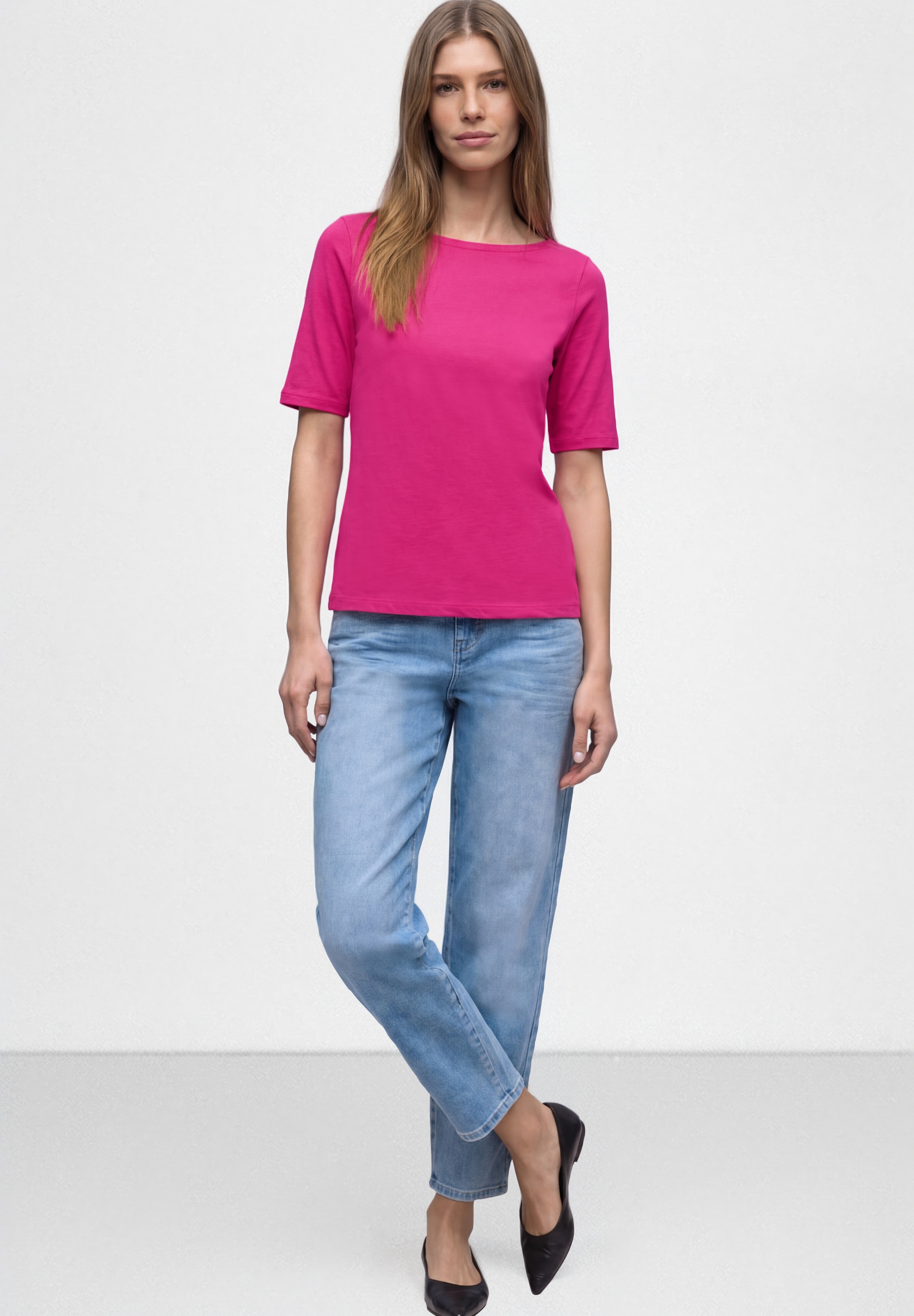 Thumbnail - STREET ONE T-Shirt aus reiner Baumwolle