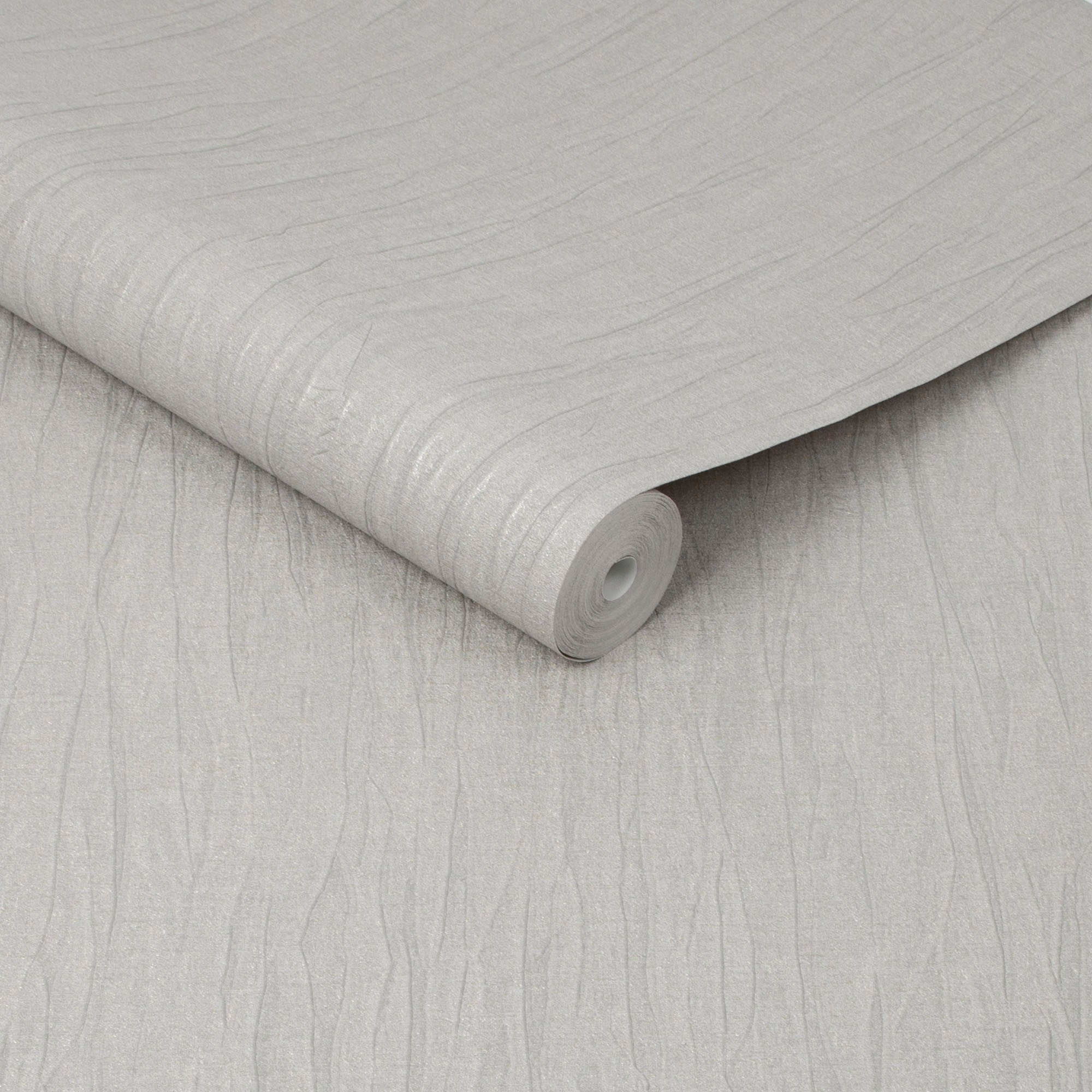 Boutique Vliestapete »Marquise Plain«, schimmernd, Weiss/Beige - 10mx52cm