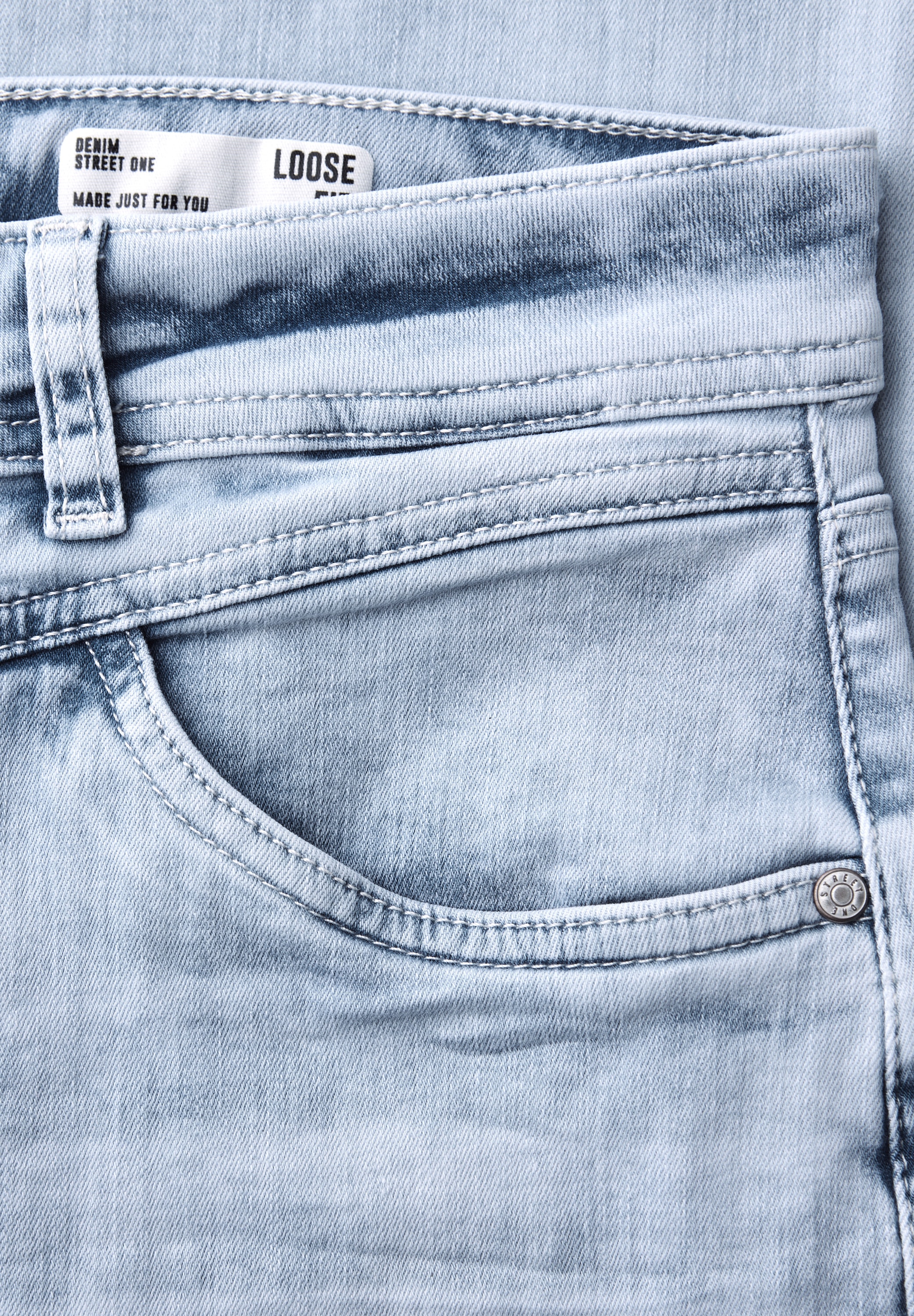 STREET ONE Loose-fit-Jeans High Waist