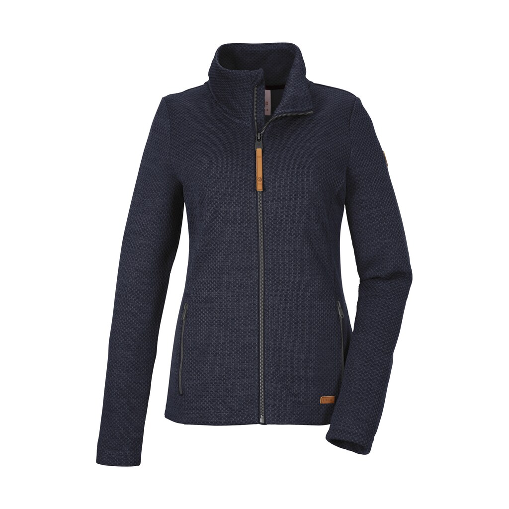 G.I.G.A. DX Giacca In Pile Con Cappuccio Donna – Maglia Jacquard, Calda E Sostenibile