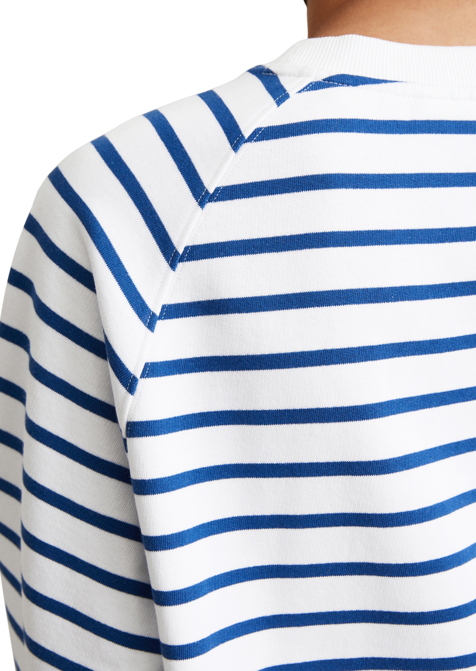 Marc O'Polo DENIM Sweatshirt, Raglanärmel, geringelt