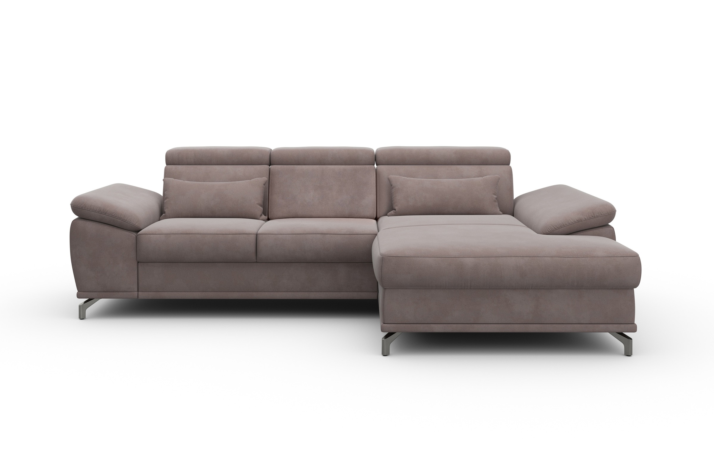 sit&more Ecksofa "Cabrio L-Form, B: 295 cm, mit Sitztiefen-, Arm- & Kopftei günstig online kaufen