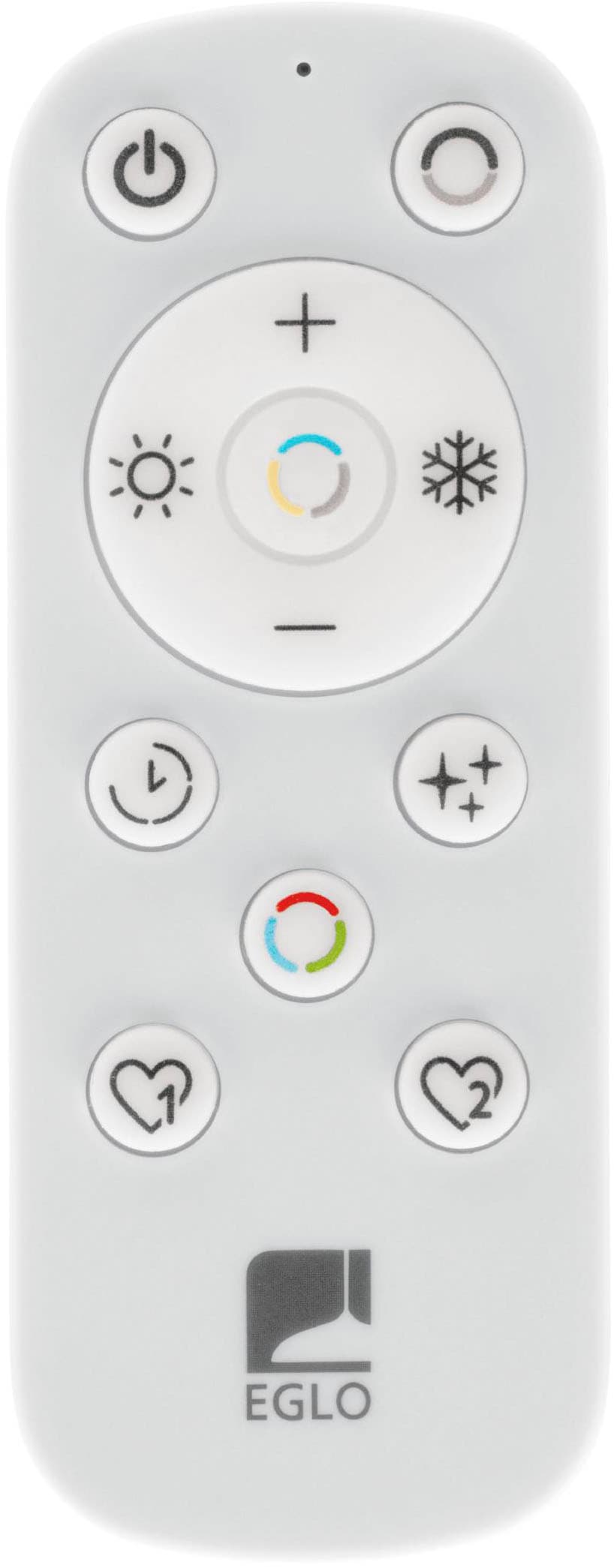 EGLO Deckenleuchte »Rovito-R Deckenlampe, Deckenbeleuchtung, Badlampe, Kunststoff, IP44« LED-Modul 1 Stk. Kaltweiß | Neutralweiß | Warmweiß Wand-/Deckenleuchte - H3,2 x Ø50 cm - schwarz - 16,8W inkl.