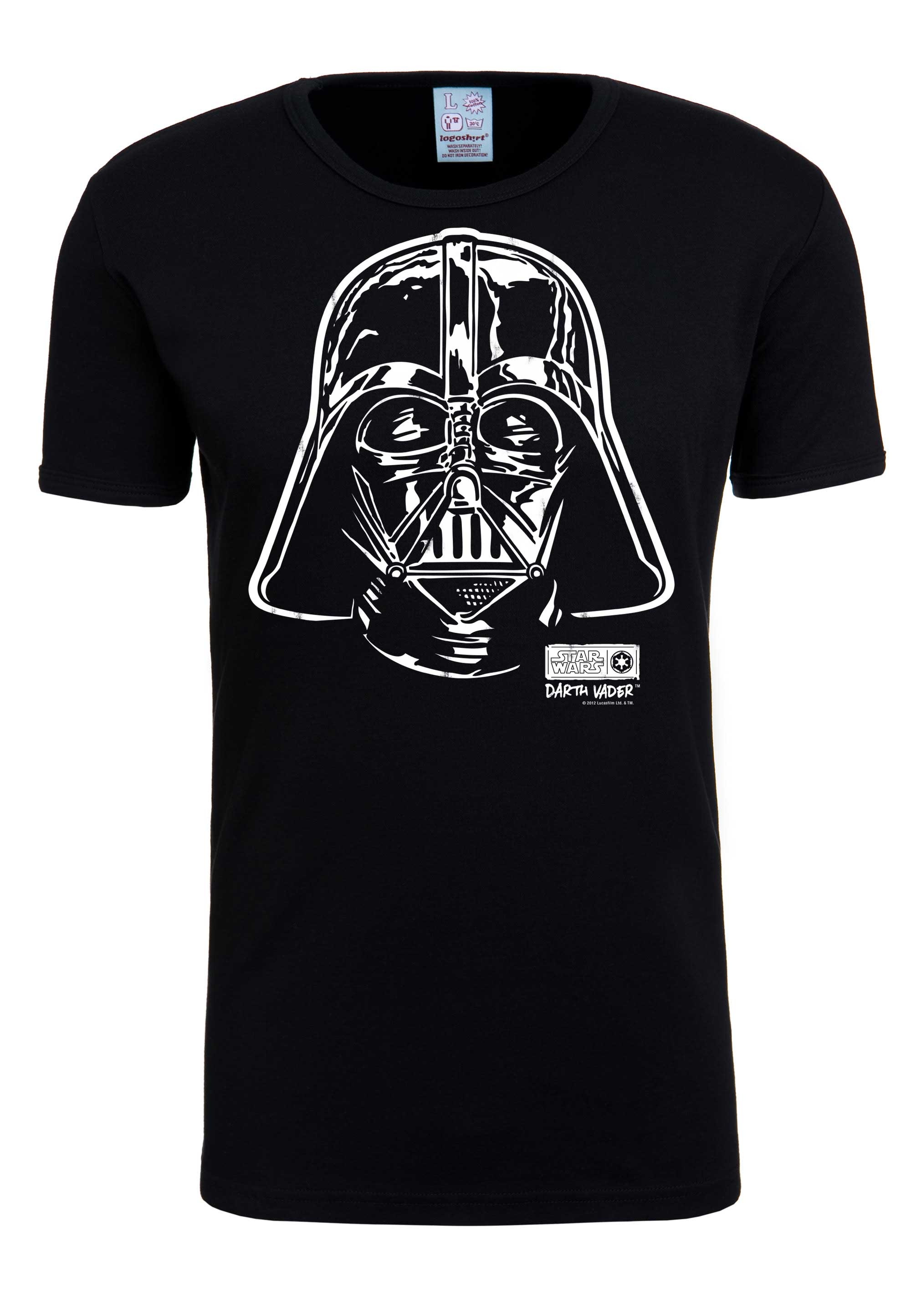 LOGOSHIRT T-Shirt »Star Wars Darth Vader«, mit lizenziertem Originaldesign