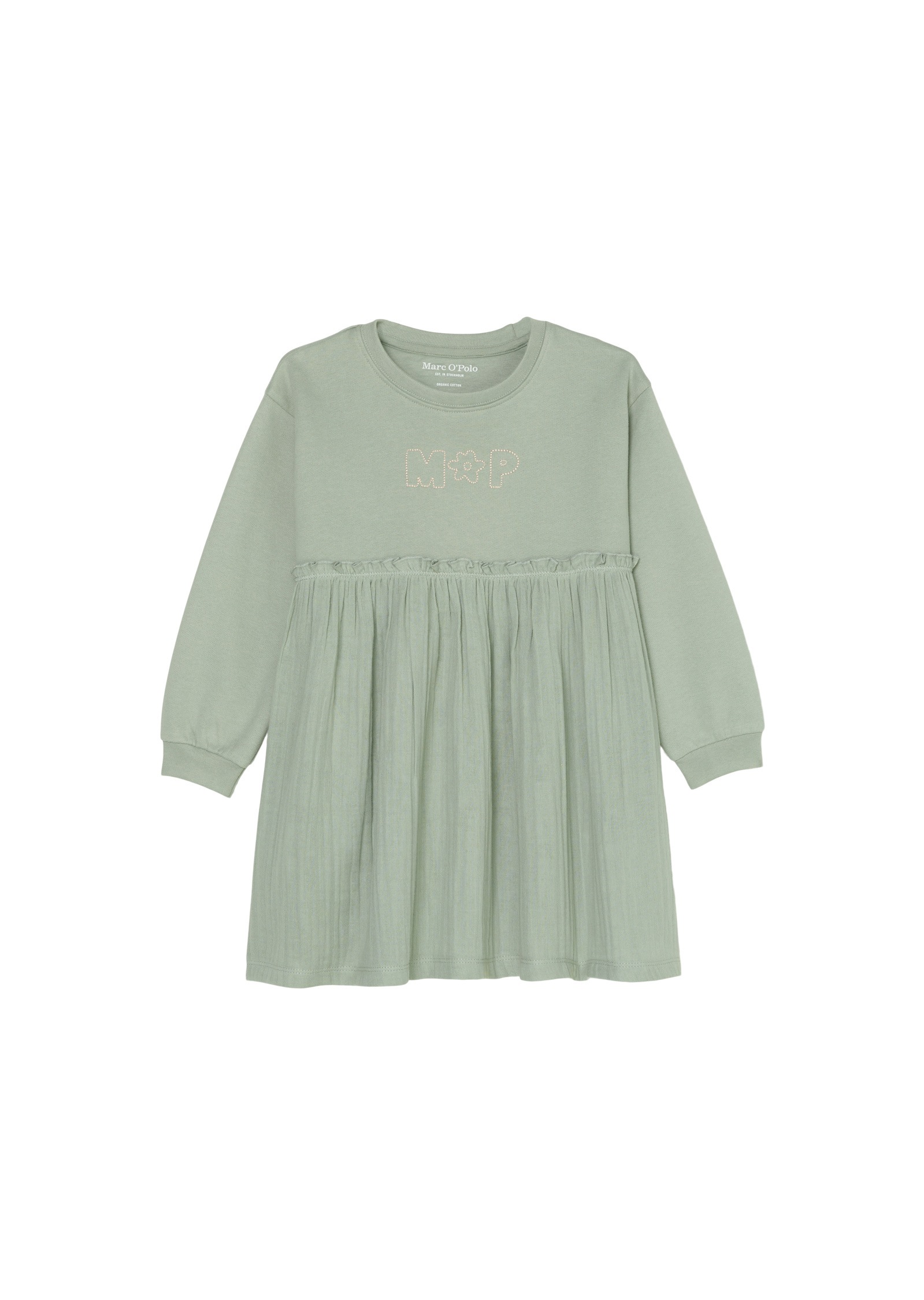 Marc O'Polo Sweatkleid »mit Musselin-Rockteil«