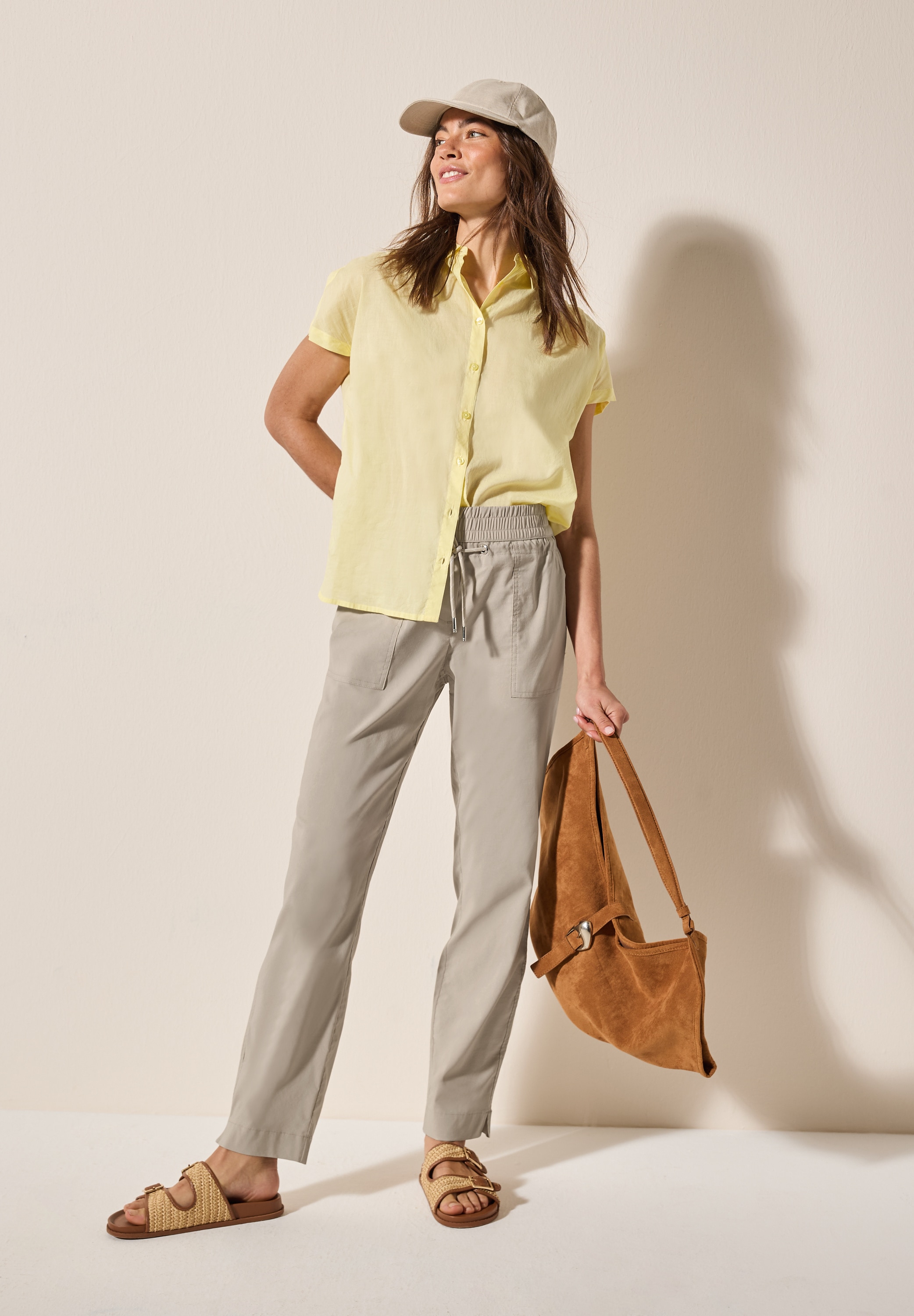 Cecil Stoffhose  Middle Waist