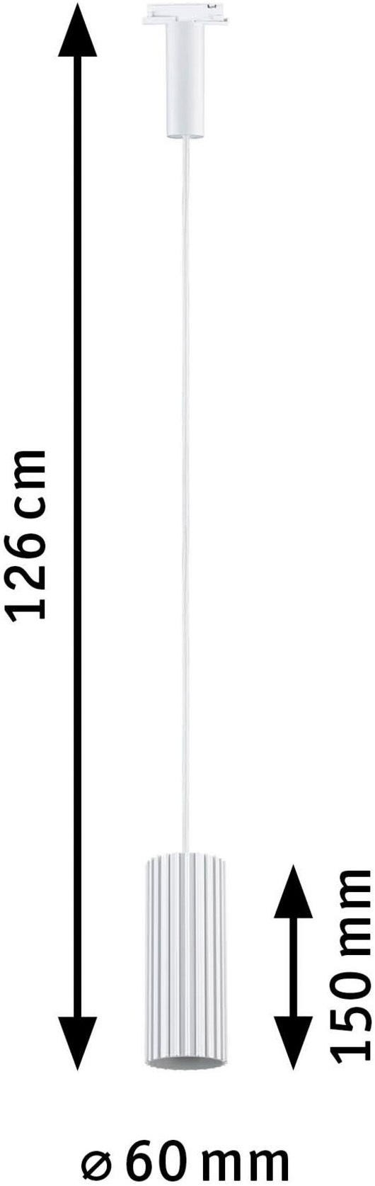 Paulmann Schienensystem-Leuchten »URail Pendant Lirena max 1x10W GU10 230V« GU10 Dimmbar