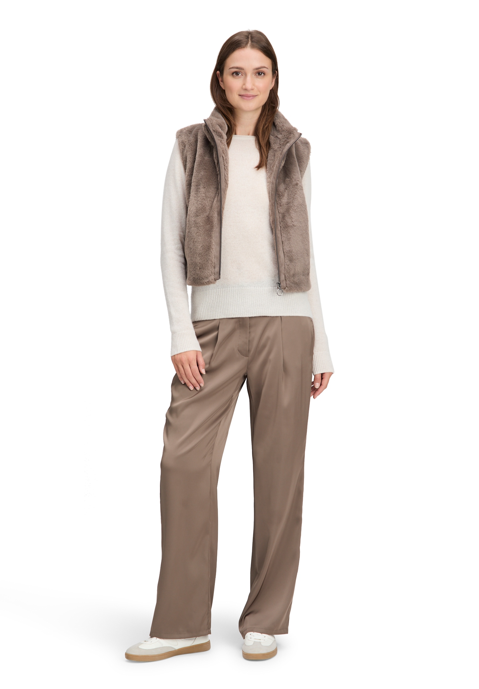 Betty Barclay Plüschweste »Damen Plüschweste mit Reißverschluss«