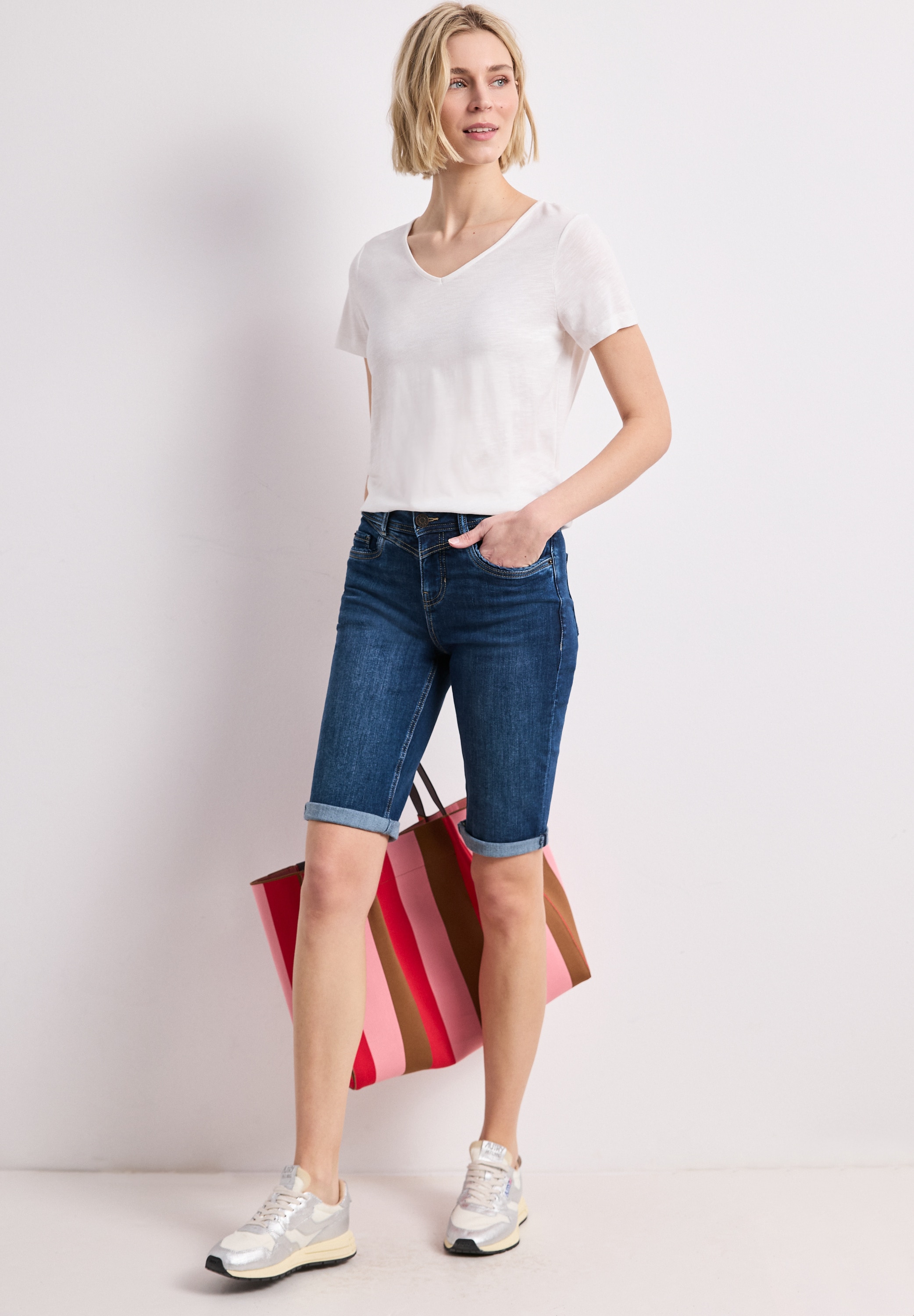 STREET ONE Comfort-fit-Jeans aus Baumwolle mit Stretchanteil