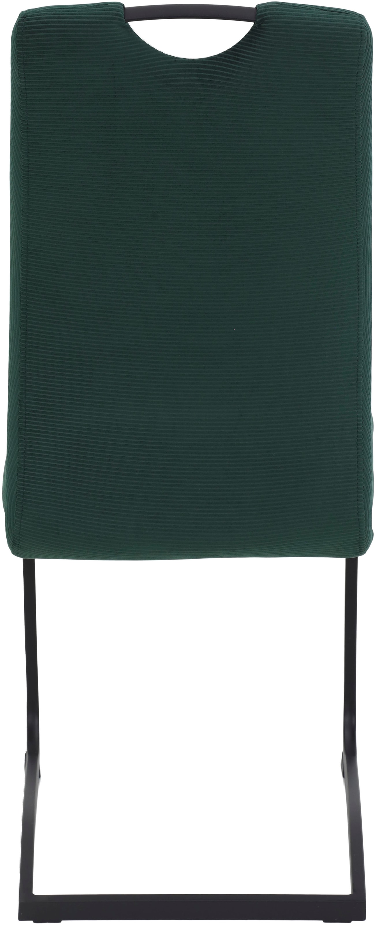 HELA Freischwinger »RIGA II« (Set) 2 Stk.Freischwinger,Vierkantrohrgestell,mit Griff,Samt Cordoptik