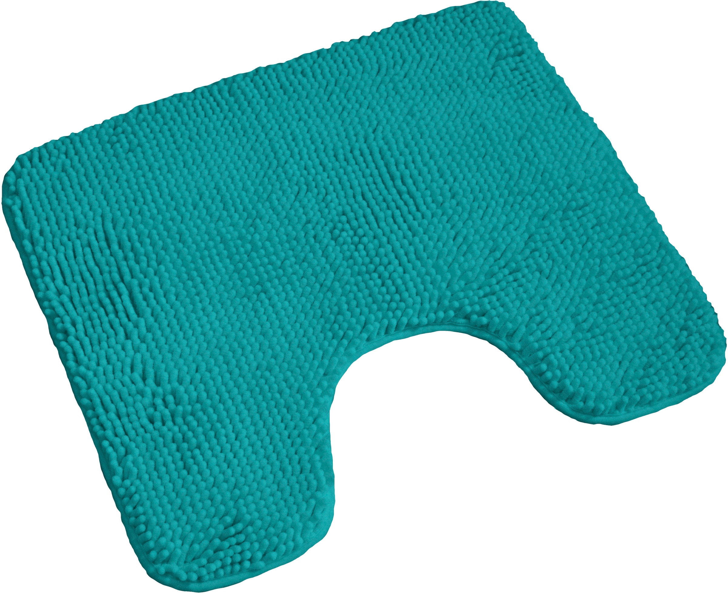 KiNZLER Badematte »Chenille«, rutschhemmend beschichtet, fußbodenheizungsgeeignet, Badteppich, Uni Farben, weich, als rechteckig, rund & Set erhältlich