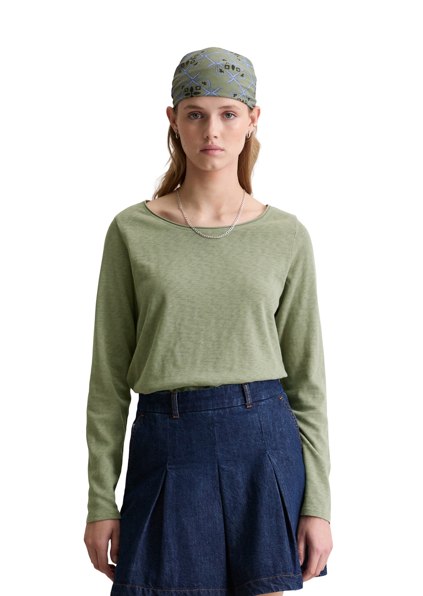 Marc OPolo DENIM Langarmshirt "aus Organic Cotton" günstig online kaufen