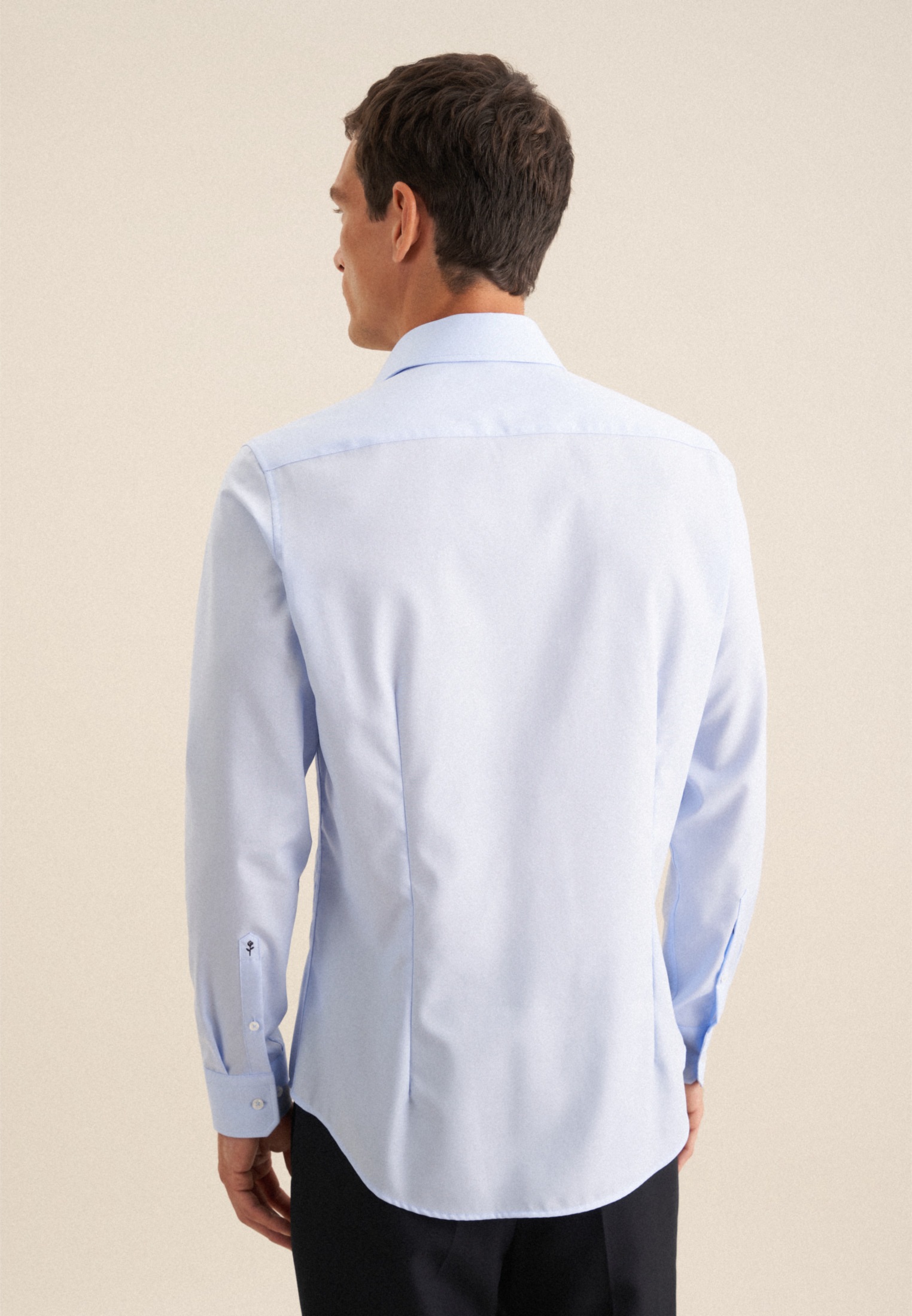 seidensticker Businesshemd »Slim«, Slim Langarm Kentkragen Uni