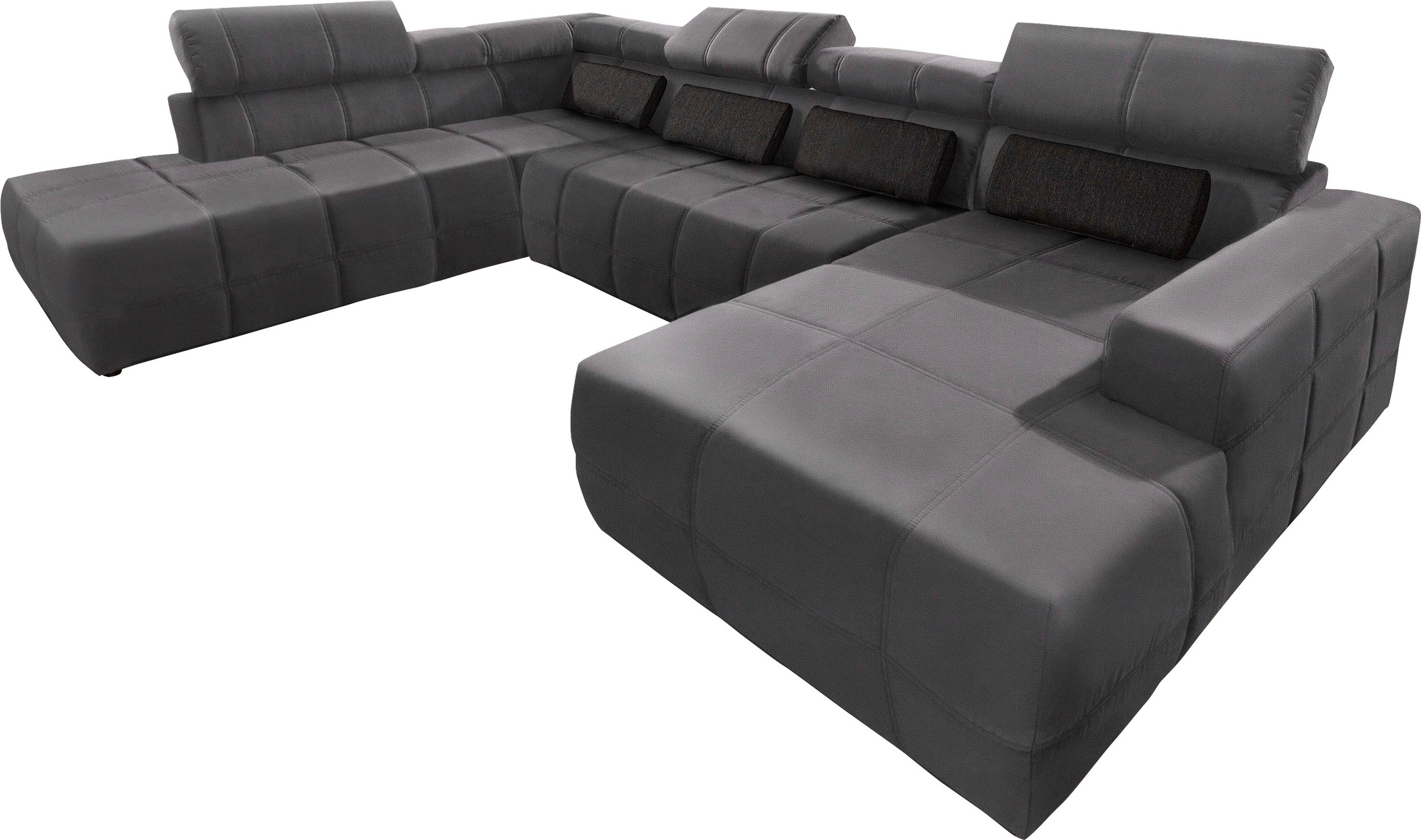 DOMO collection Wohnlandschaft "Brandon, whlw. mit Sitztiefenverstellung, w günstig online kaufen