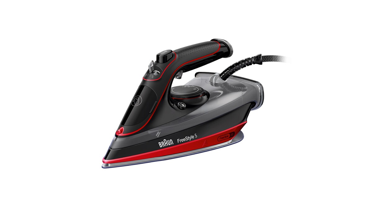 Braun Dampfbügeleisen "TexStyle 5 SI 5057 RD - 2.700 W, 220 g Dampfstoß, 30 günstig online kaufen