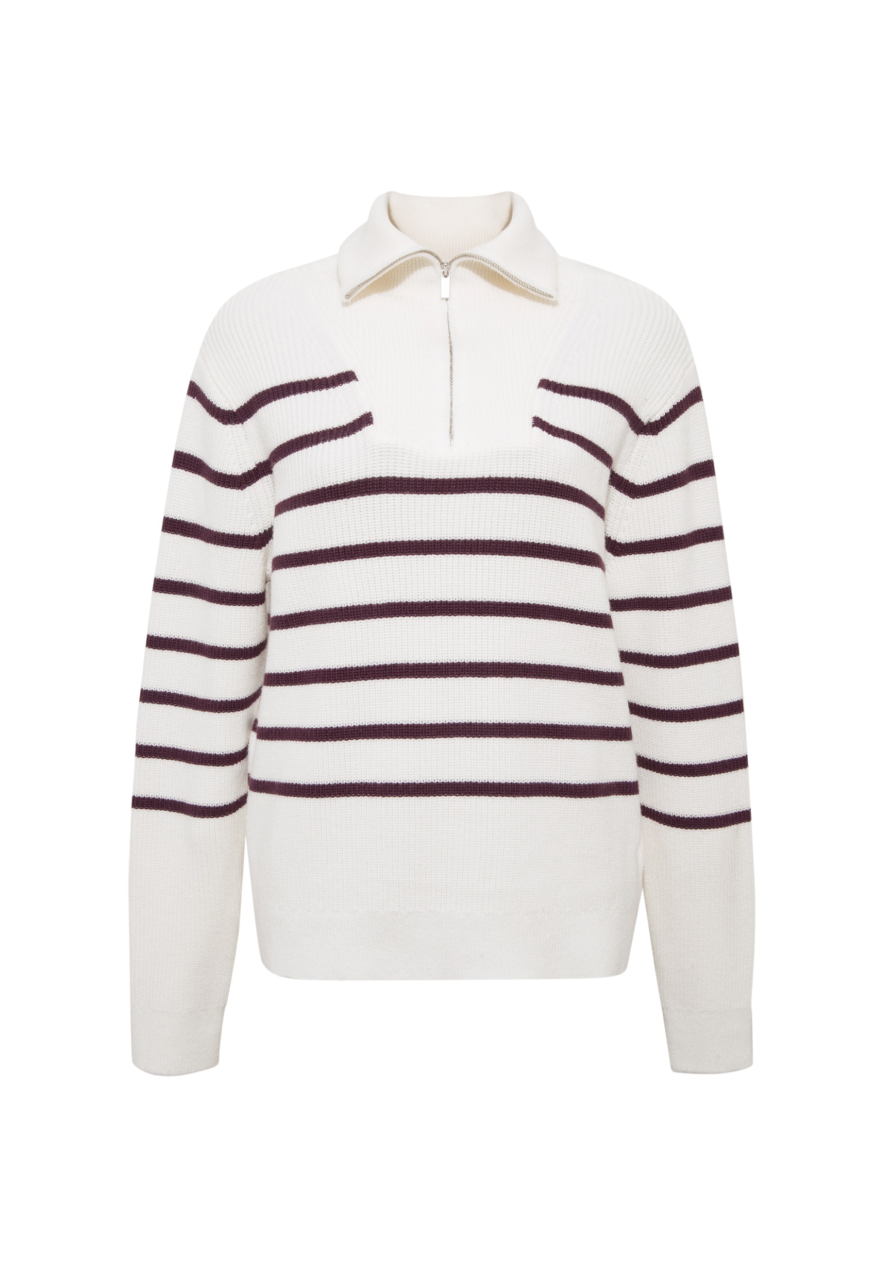 Mavi Troyer »LONG SLEEVE SWEATER« Pullover Streifen