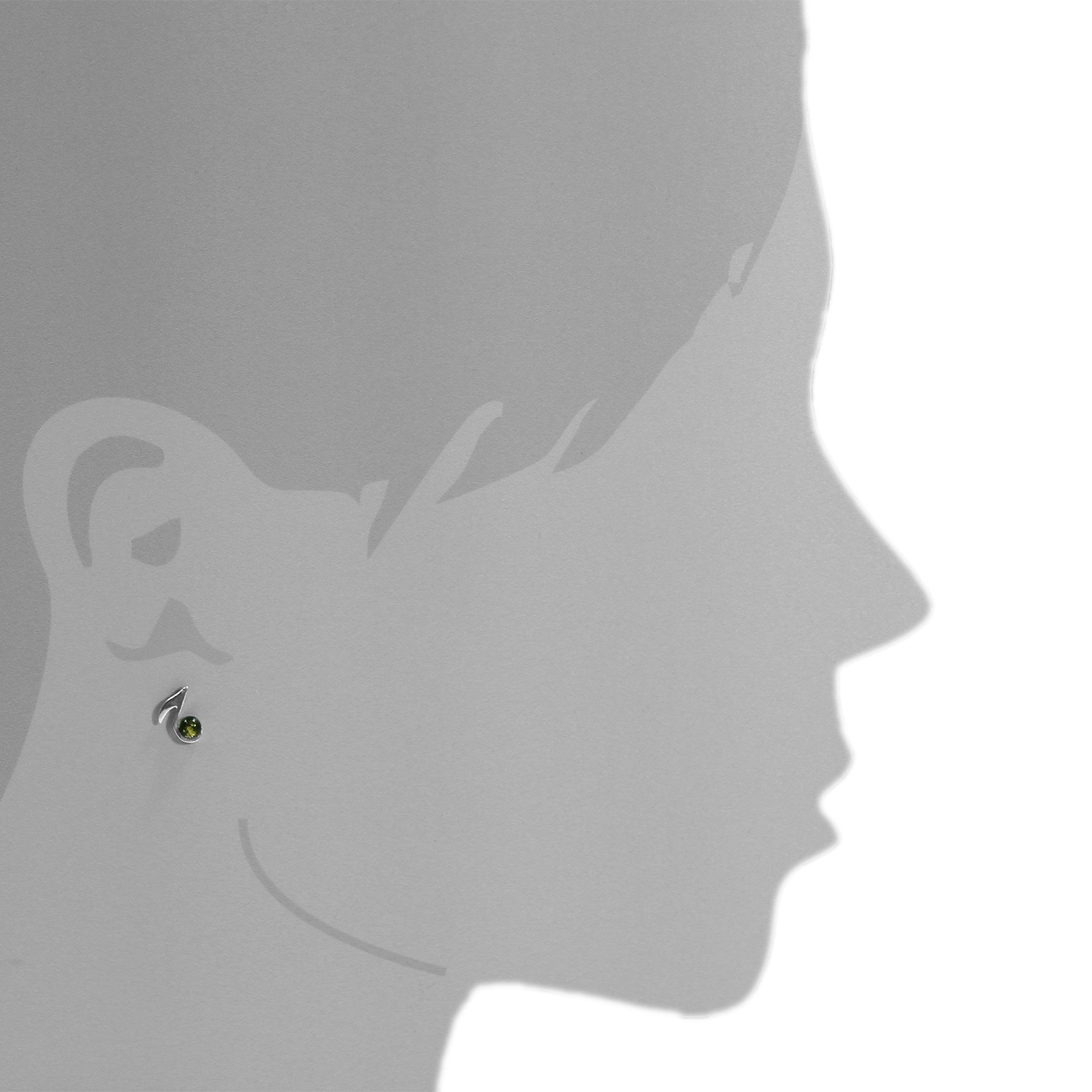 OSTSEE-SCHMUCK Paar Ohrstecker »Ostsee-Schmuck Ohrstecker Note grün Ohrstecker Note grün«