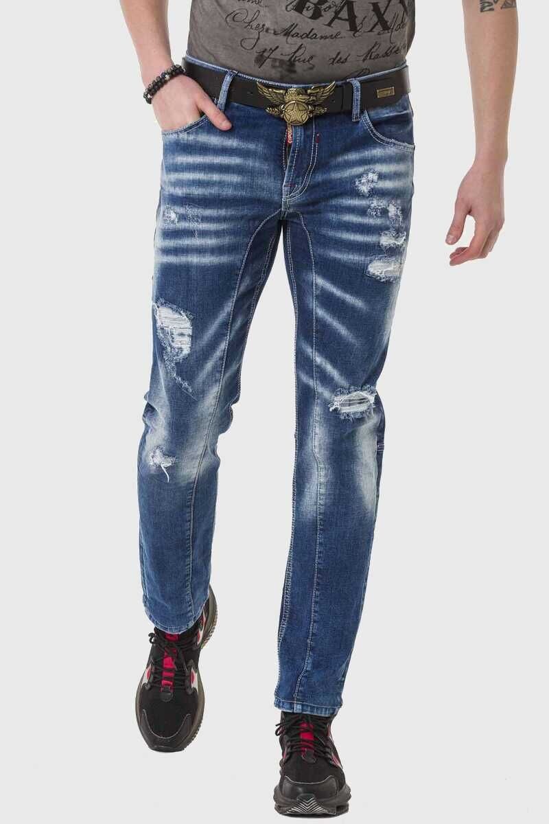 Cipo & Baxx 5-Pocket-Jeans »Hose«, mit modischen Applikationen