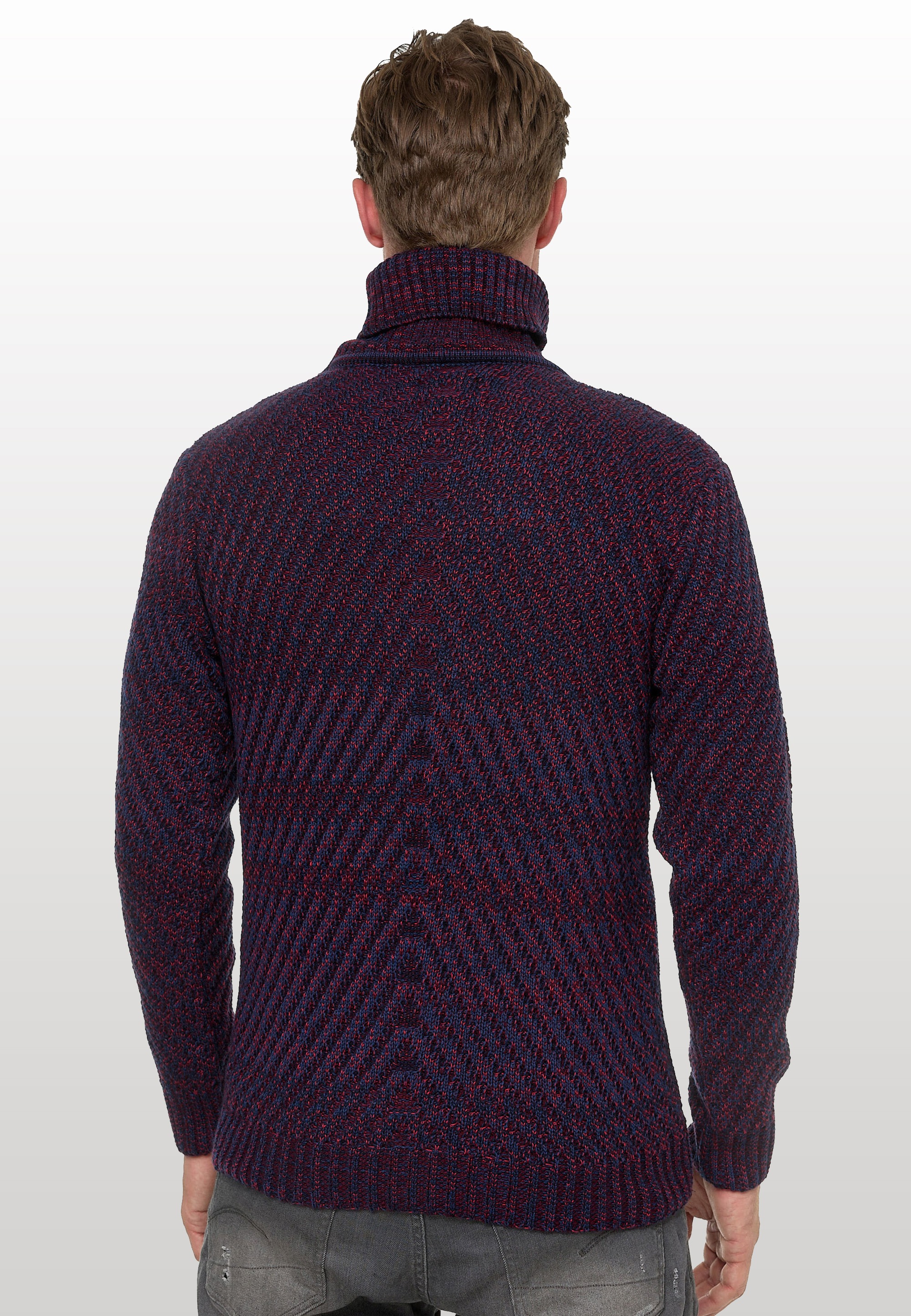 Rusty Neal Knit Sweater Purple Size L 3