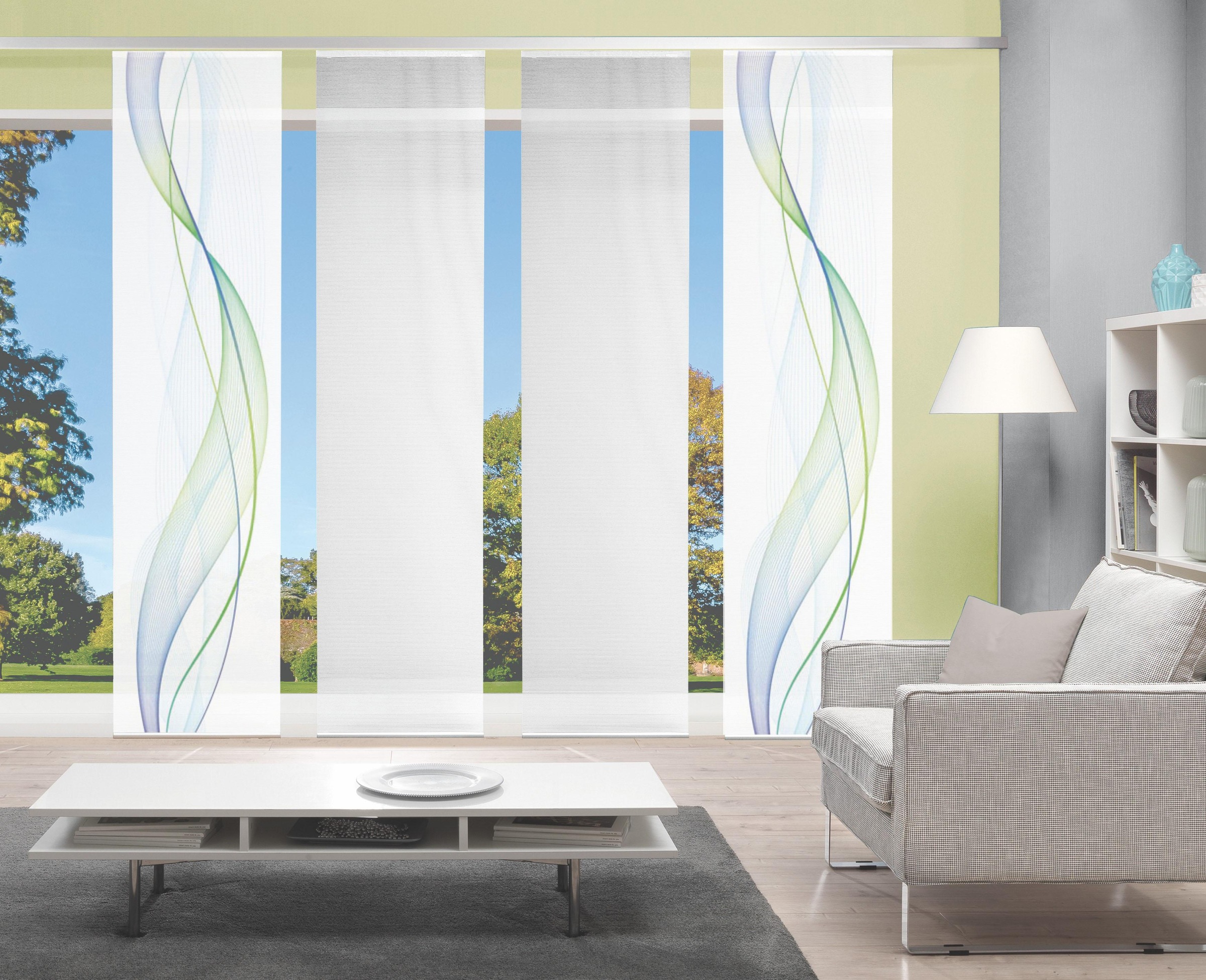 Vision S "4ER SET HEIGHTS" Paneelwagen 4 Stk. tlg. HxB: 260x60, Schiebevorh günstig online kaufen