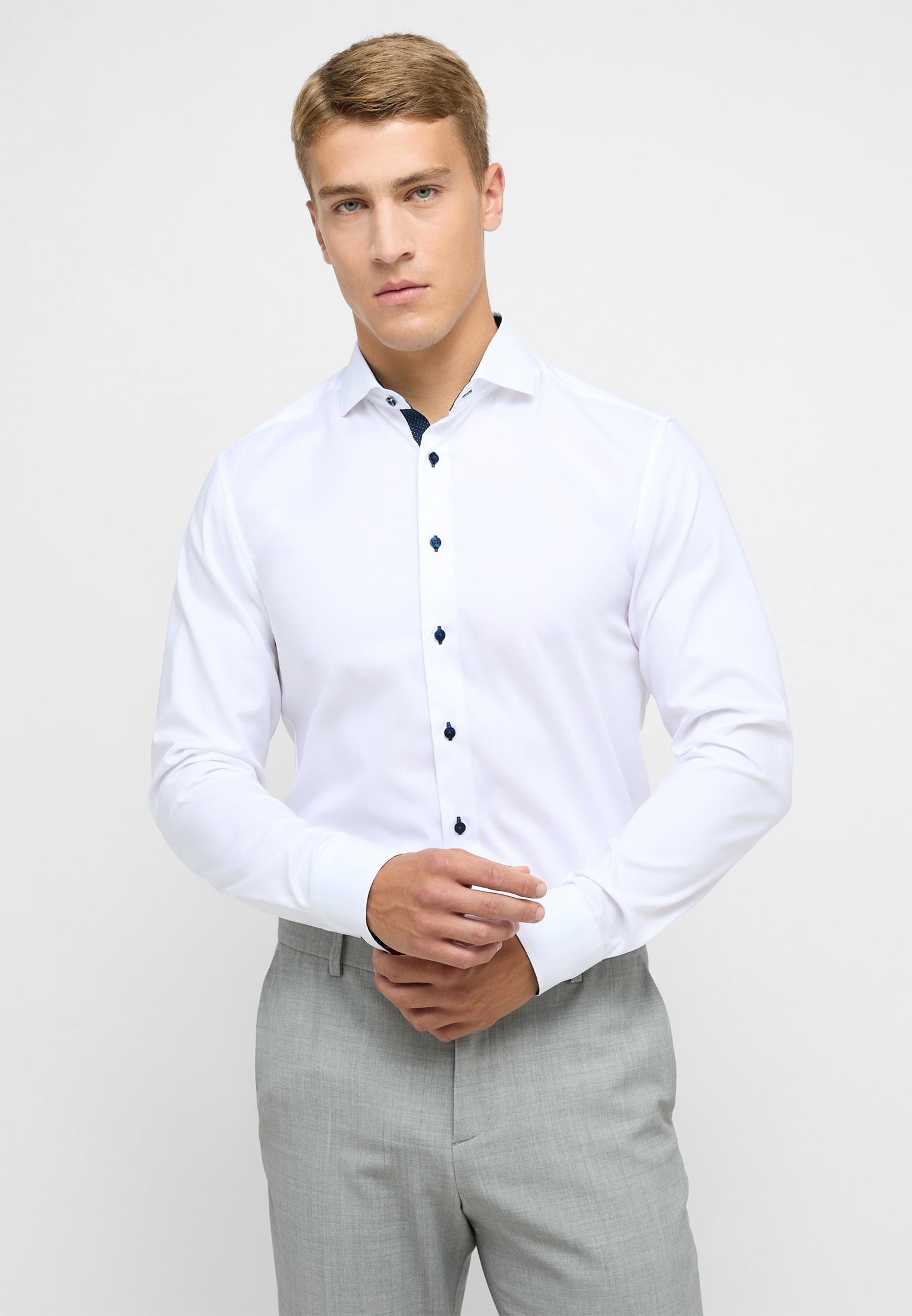 Eterna Langarmhemd "SLIM FIT", NON IRON (bügelfrei) günstig online kaufen