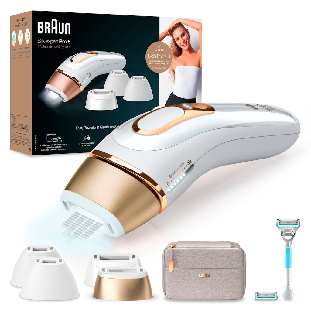 Braun IPL-Haarentferner »Silk-expert Pro 5 PL5356«, 400.000 Lichtimpulse